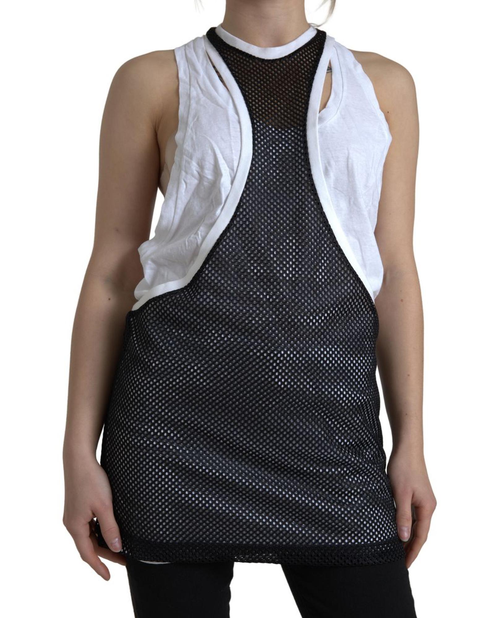 Pre-owned Dsquared² Armelloses Tanktop Mit Rundhalsausschnitt - Tops - Black And White