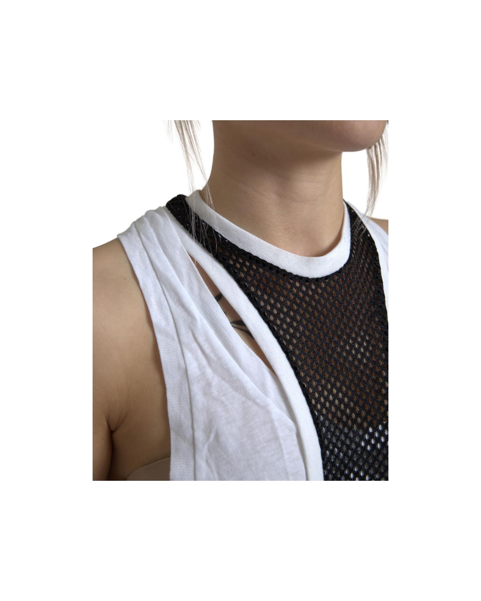 Pre-owned Dsquared² Armelloses Tanktop Mit Rundhalsausschnitt - Tops - Black And White