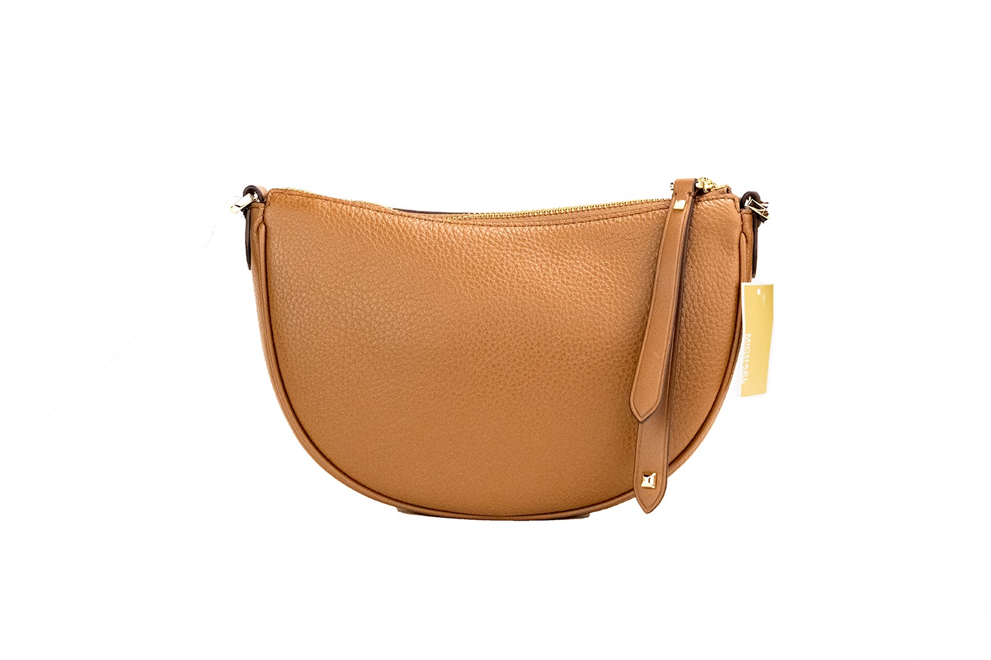 Pebbled Leather Crossbody Bag with Inner Card Slots