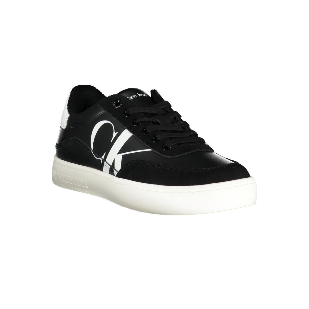 Printed Contrast Lace-Up Sneaker