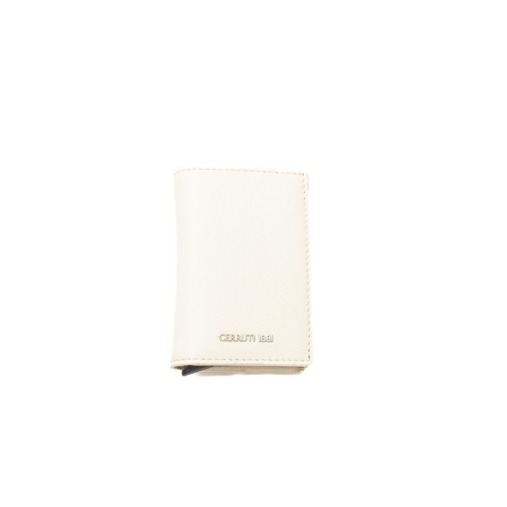 Calf Leather Wallet with Front Logo