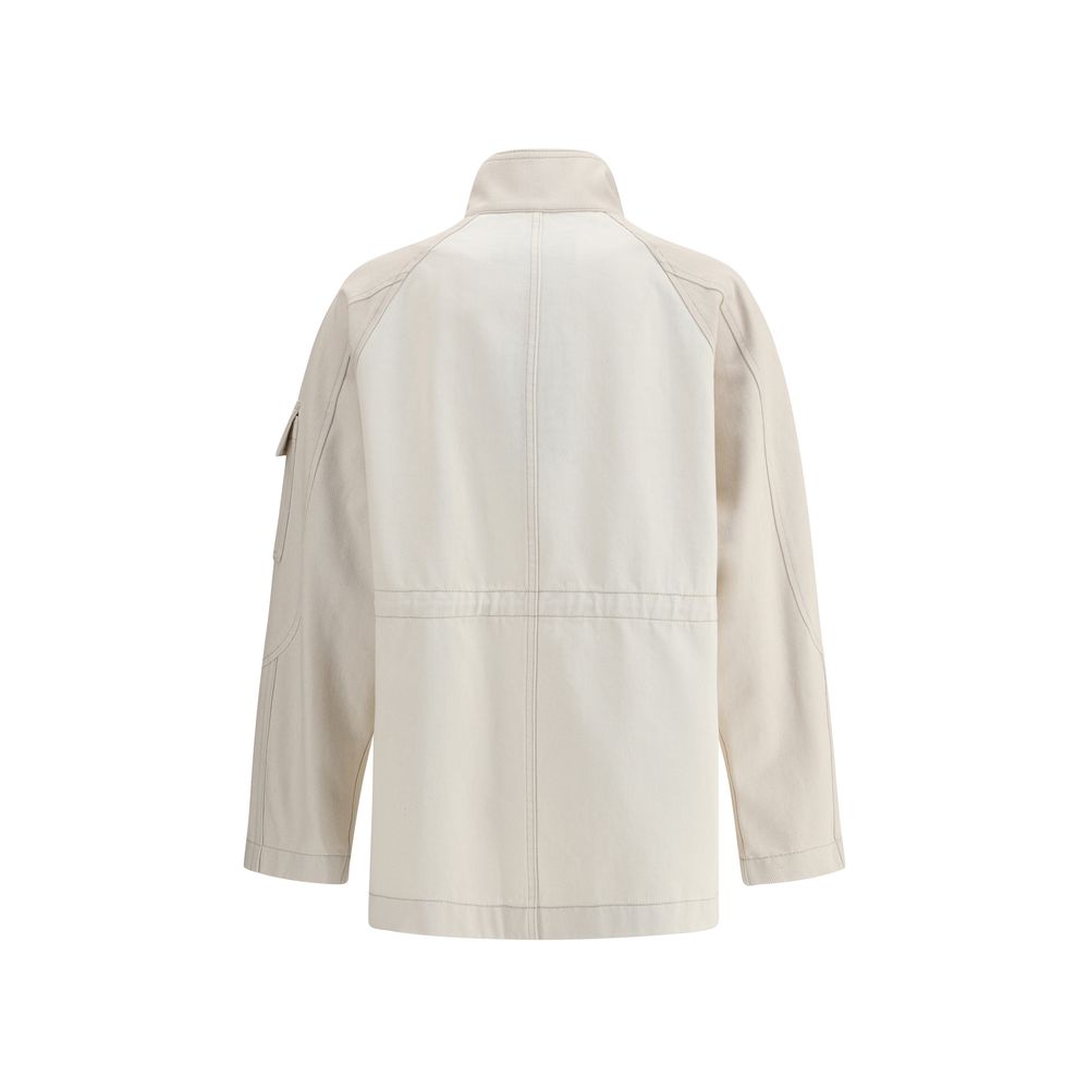 アウターその他 FENDI Women Outer FLF802AT23 F08QQ Beige Fendi Denim Jacket FF802AT23F08QQ Women Cream Coats | eBay