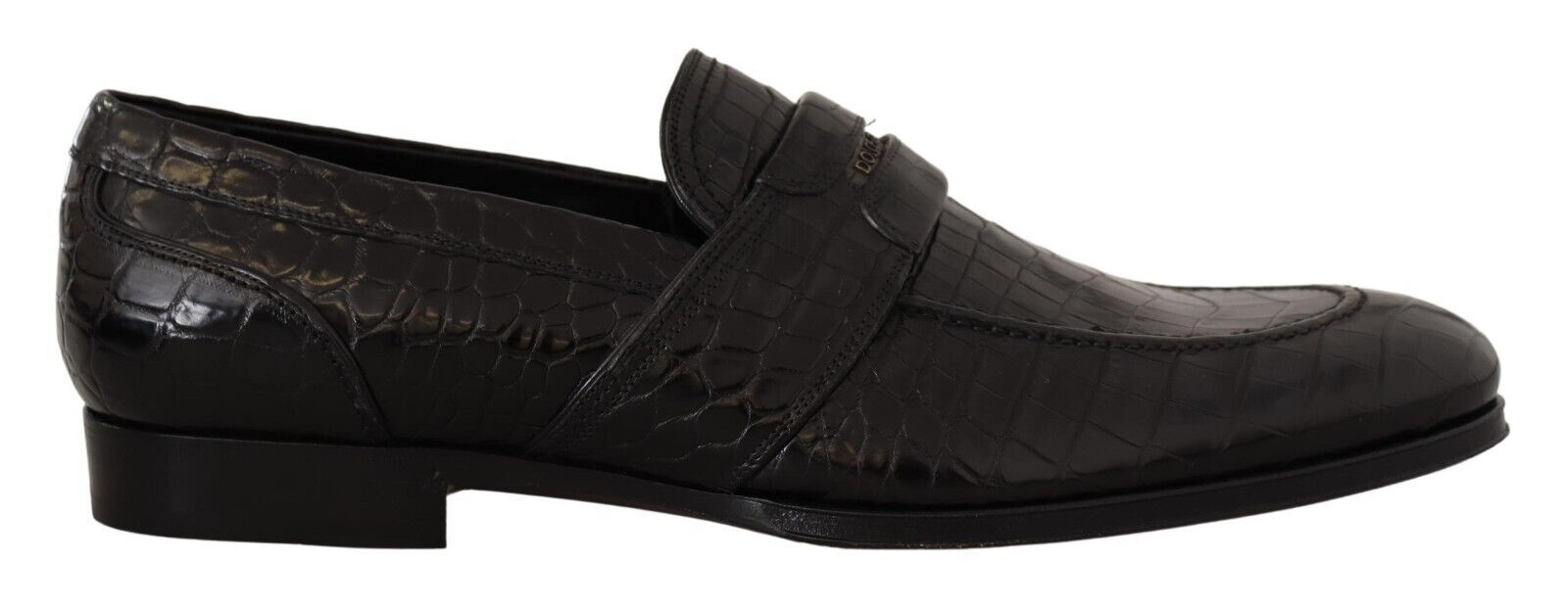 Exquisite  Crocodile Leather Slip-On Moccasin Shoes