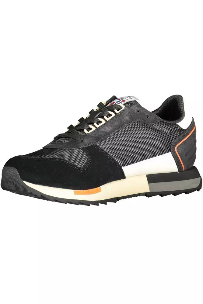 Polyester Sneaker with Contrasting Details