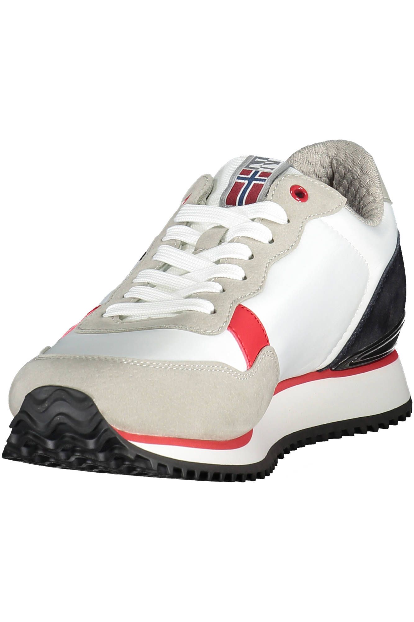 Polyester Sneaker with Contrasting Details and Logo