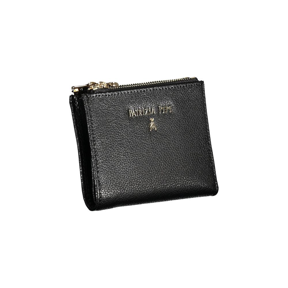 Leather Wallet with Multiple Compartments and Logo