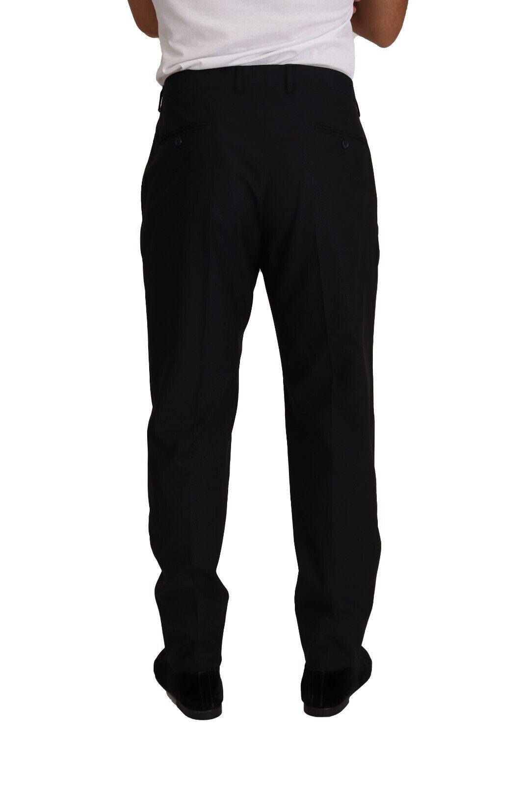 Formal Wool Silk Tuxedo Trousers