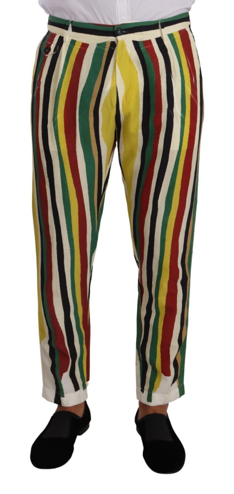 Striped Linen Cotton Pants