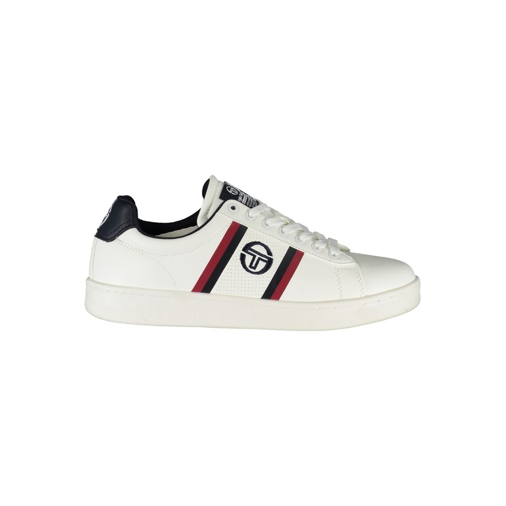 Embroidered Polyester Sneaker with Contrast Details