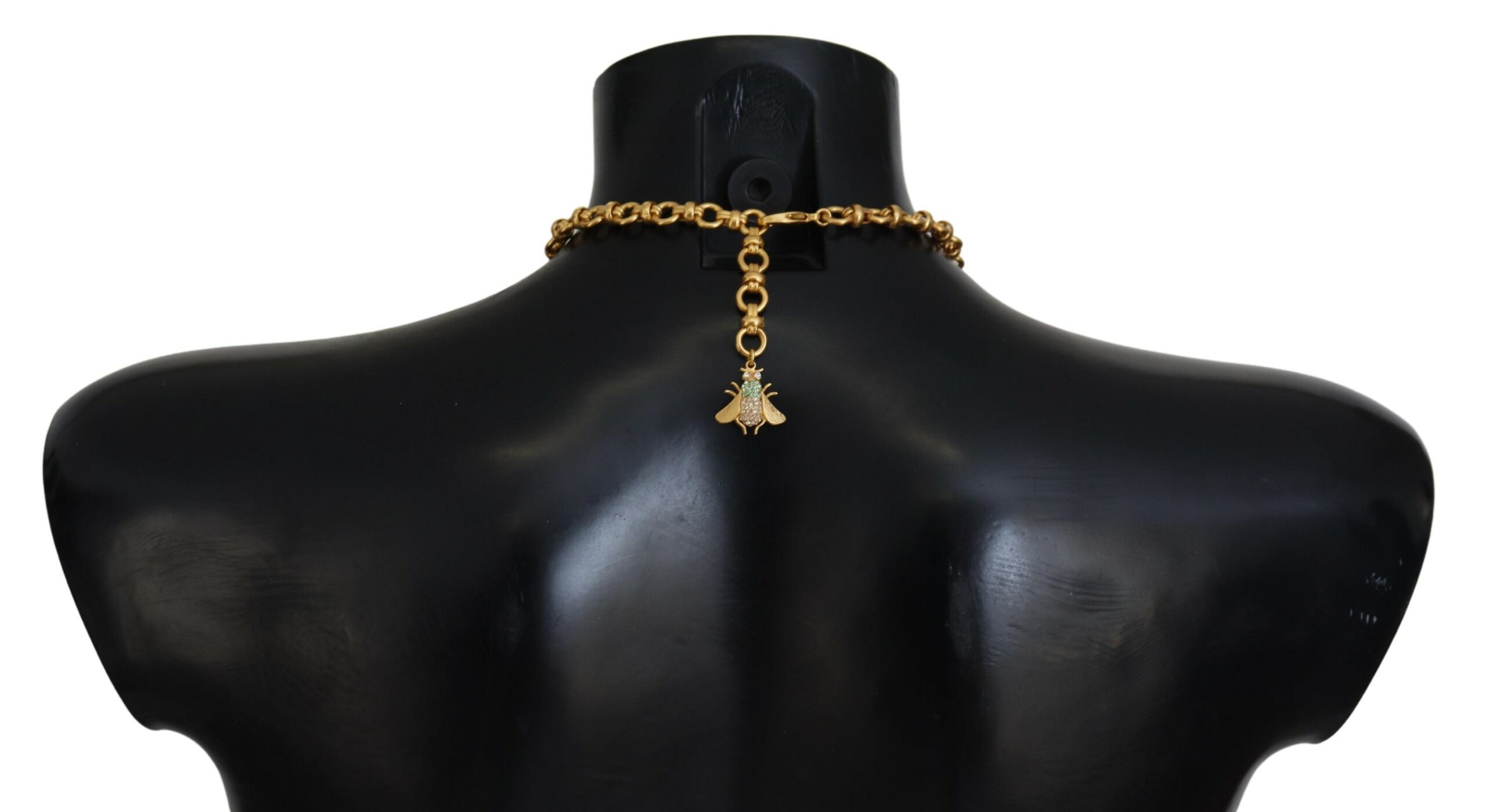 Crystal Bug Pendant Necklace