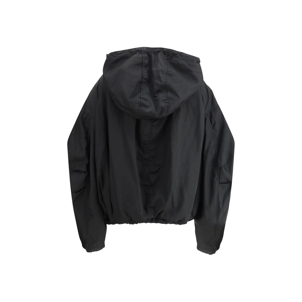 The Attico Hooded Jacket Black Style Women Coats | eBay