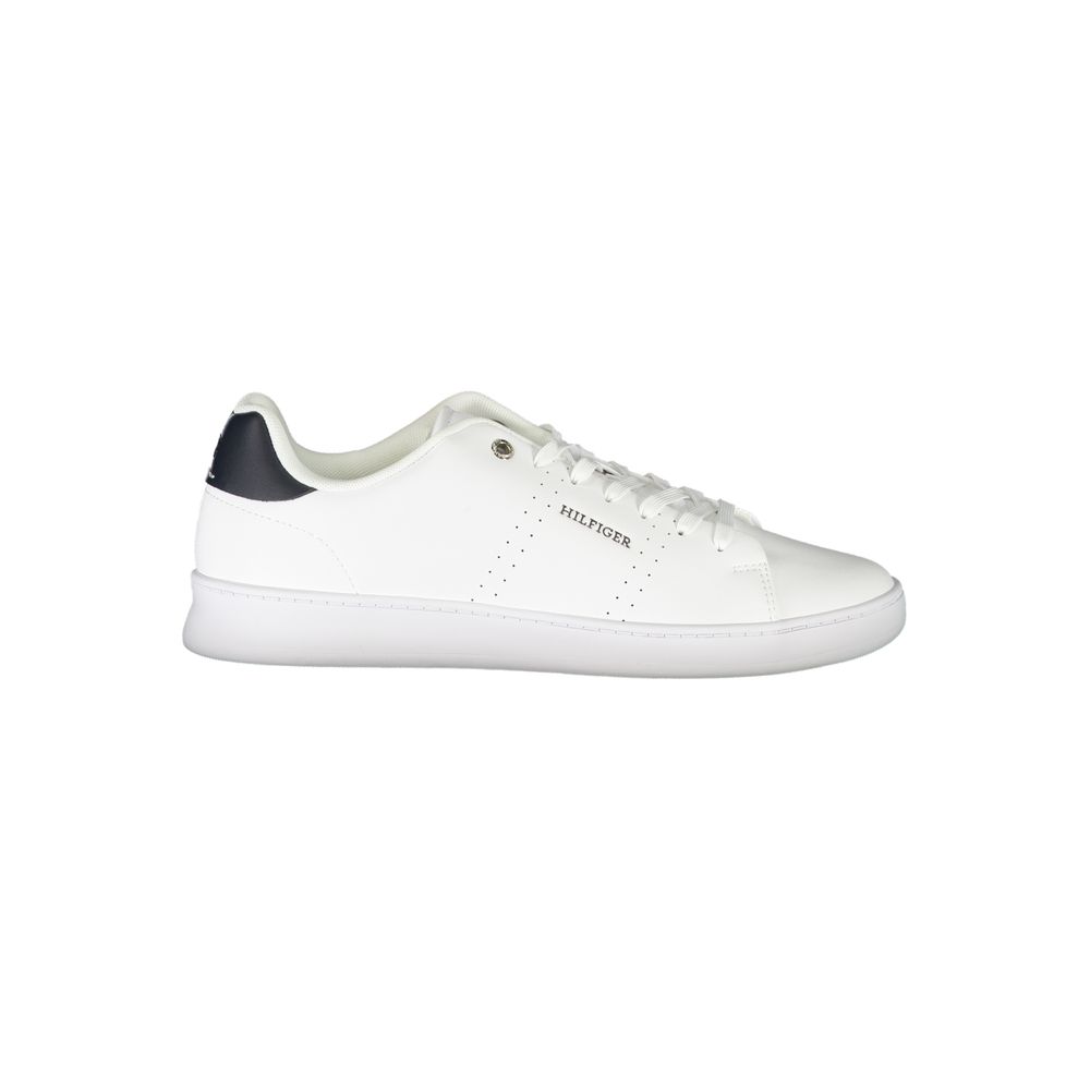 Polyester Sports Sneaker with Contrast Details and Logo