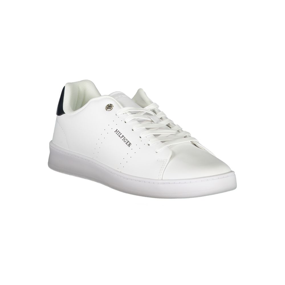 Polyester Sports Sneaker with Contrast Details and Logo