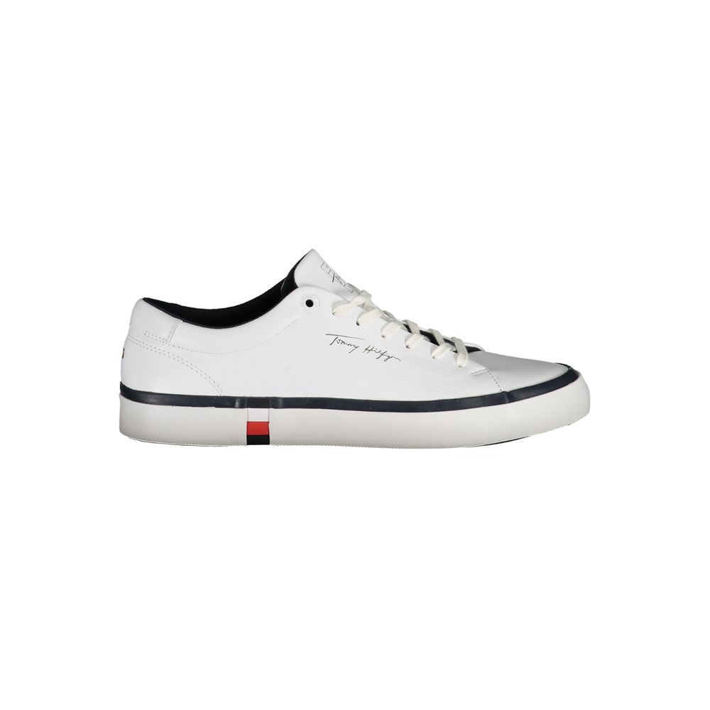 Polyester Sneaker with Contrast Details and Logo