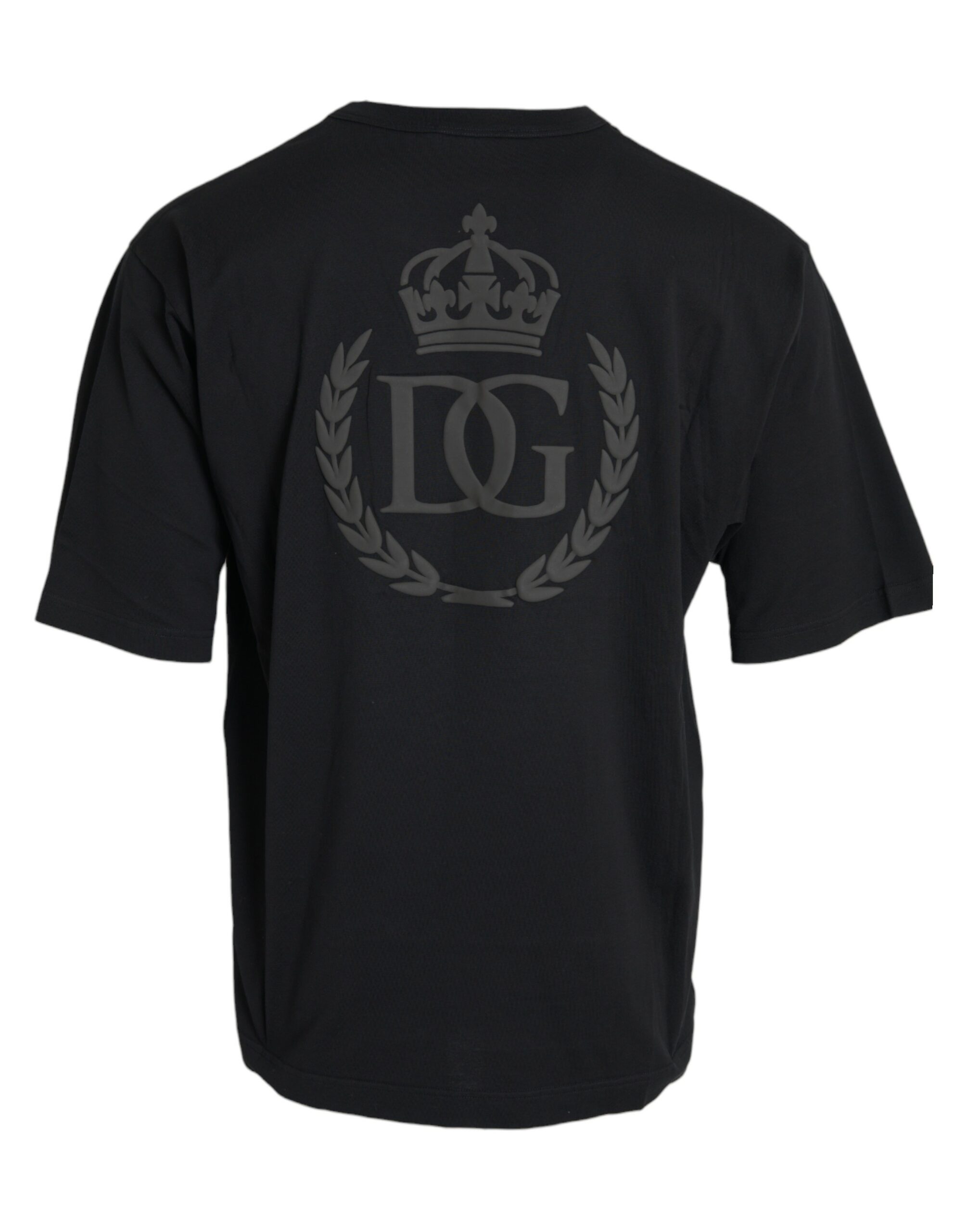 Dolce & Gabbana DG Crest Short Sleeve Tee Men Black Singlets