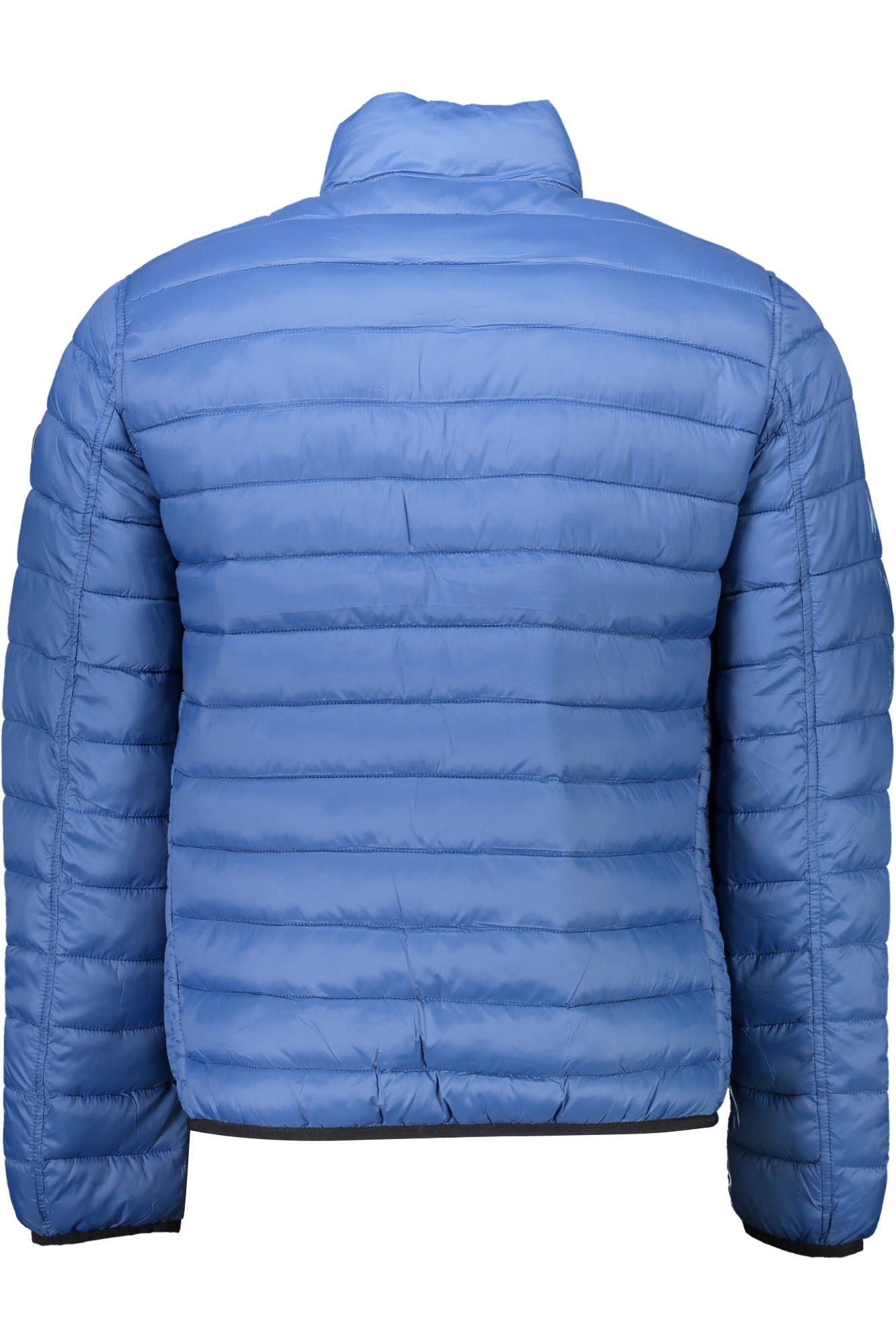 Reversible Long-Sleeved Nylon Jacket with Zip and Logo