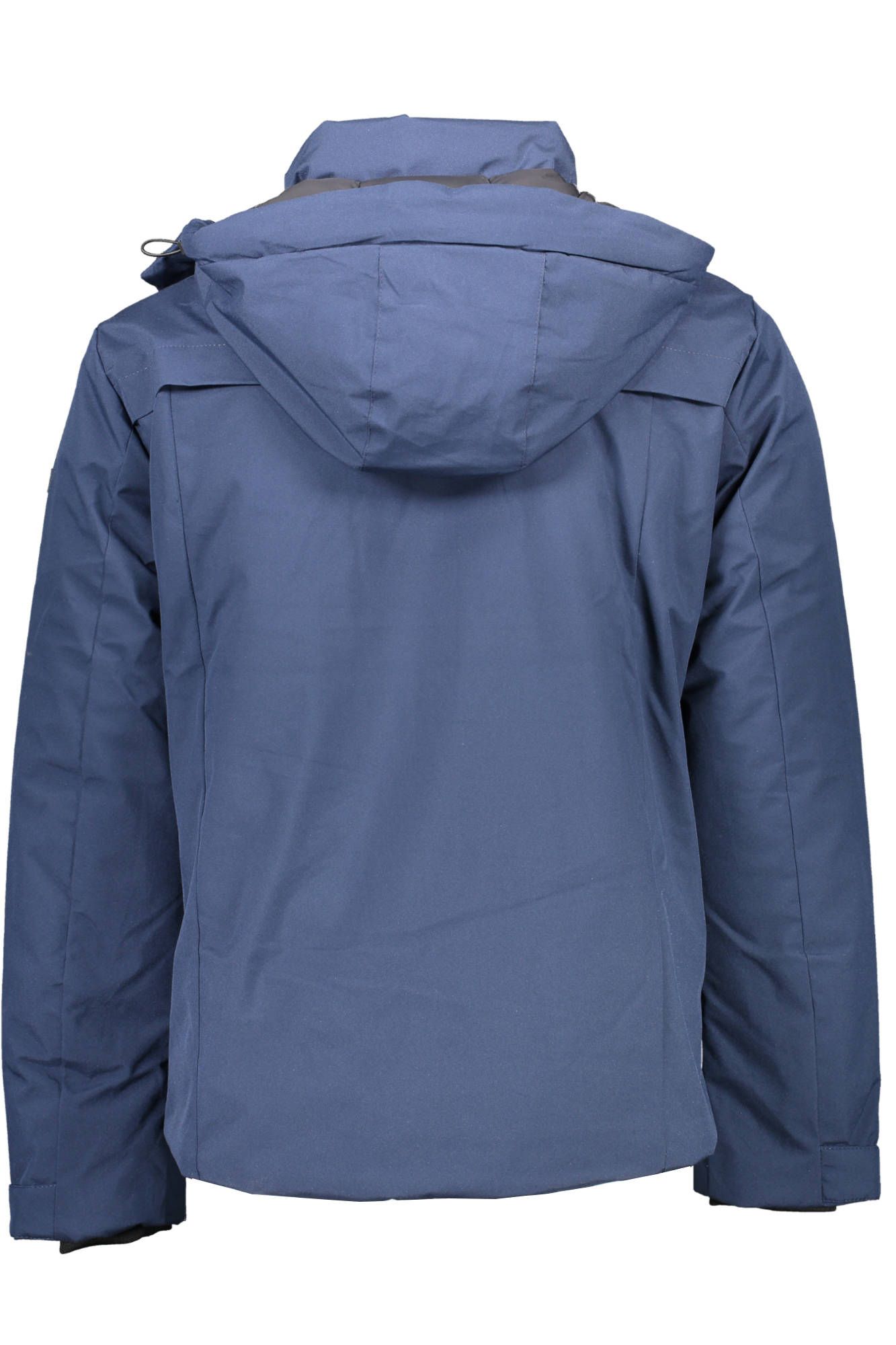 Waterproof Long-Sleeved Hooded Jacket with Multiple Pockets