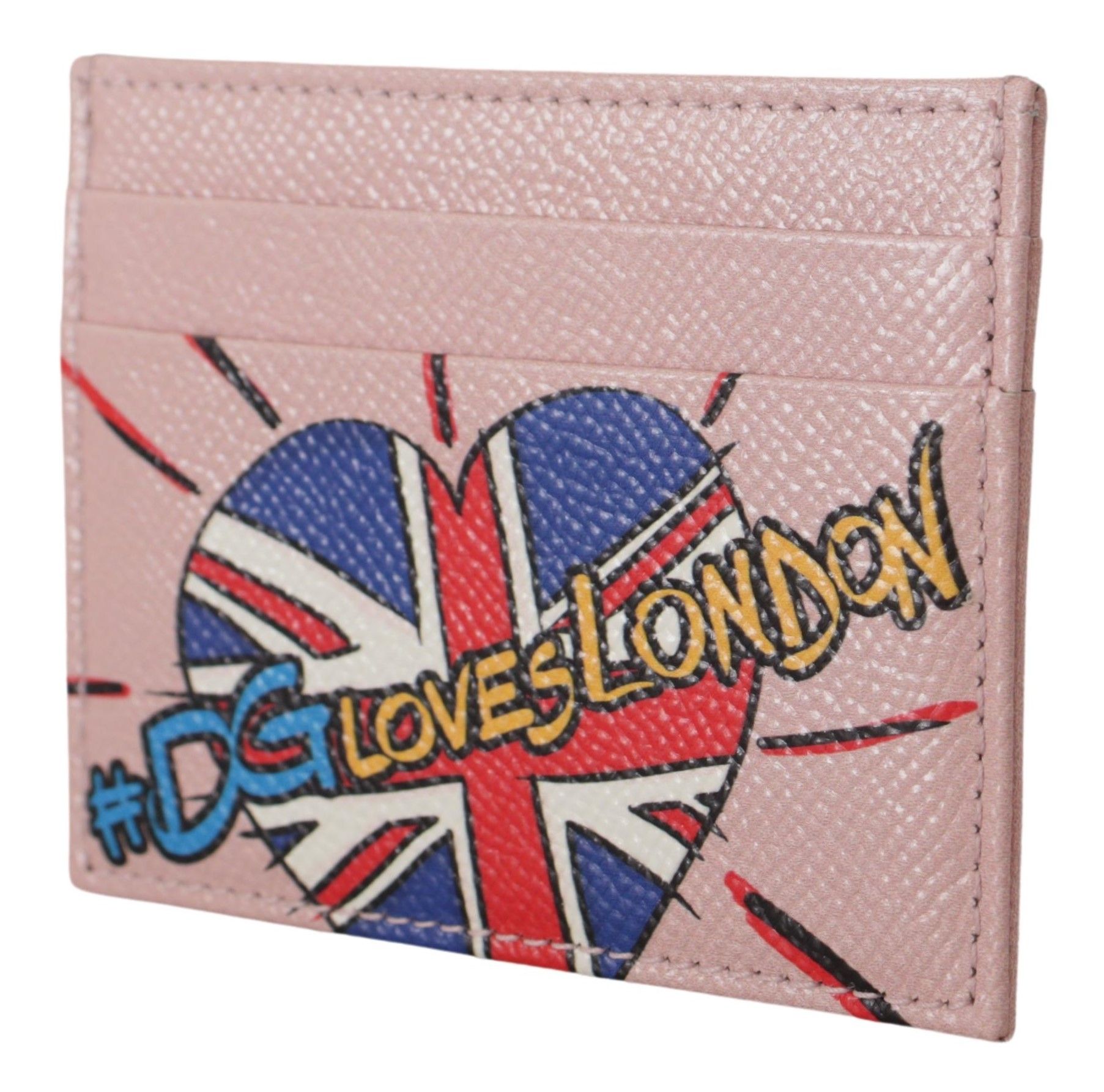 Gorgeous  Leather Cardholder Wallet with #DGLovesLondon Print