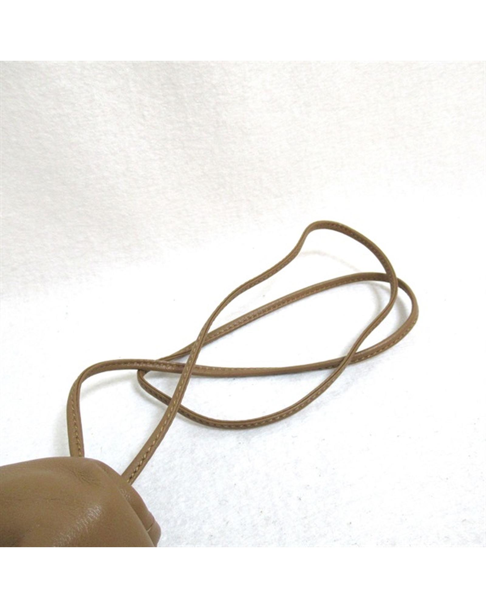 Pre Loved Bottega Veneta Brown Leather Pouch Bag - Crossbody Bags | eBay