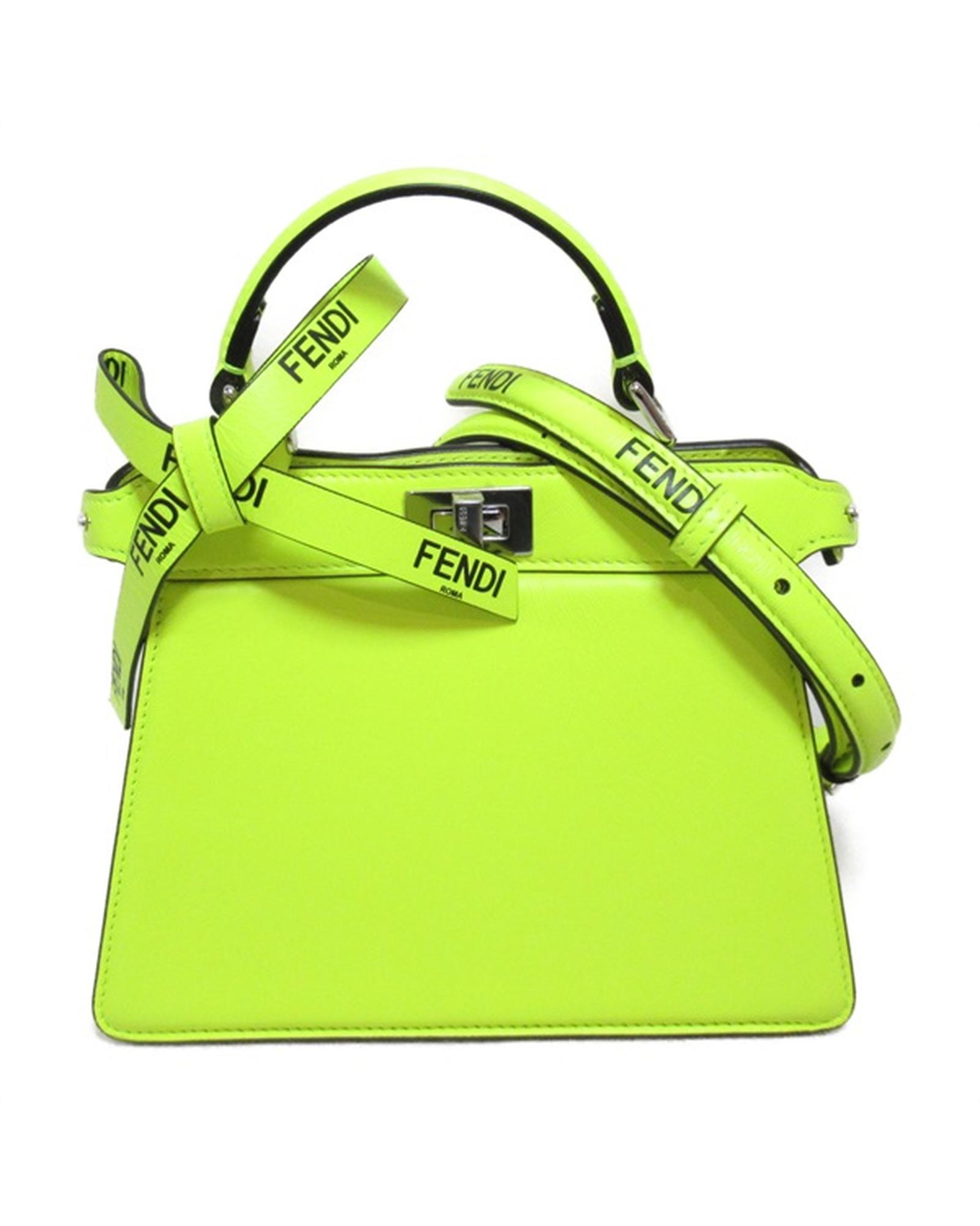 Pre Loved Fendi Leather Peekaboo Petite Bag - Handbags - Yellow | eBay