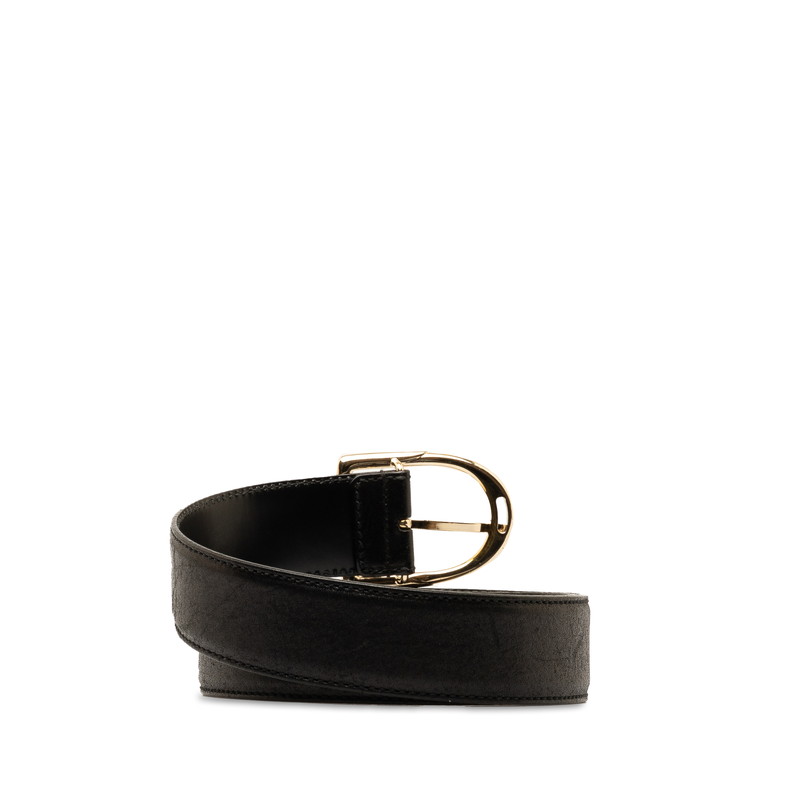 Black Leather Belt - AB Condition