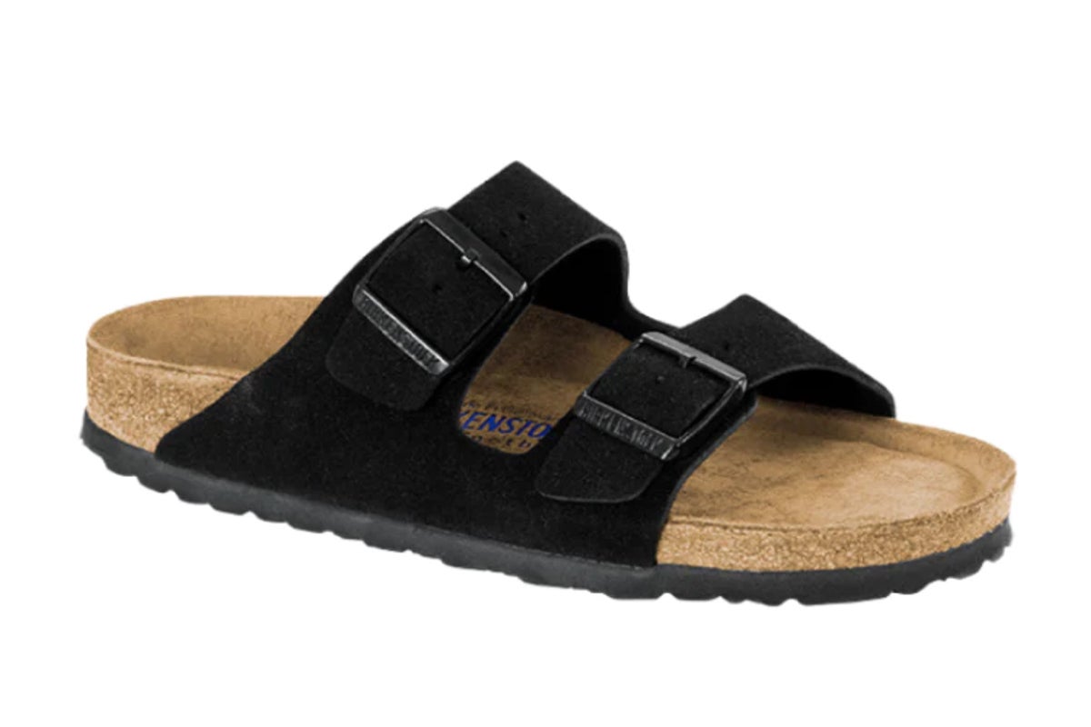 Pre-owned Birkenstock Women's Arizona Softbed Vl Regular Sandal (black)
