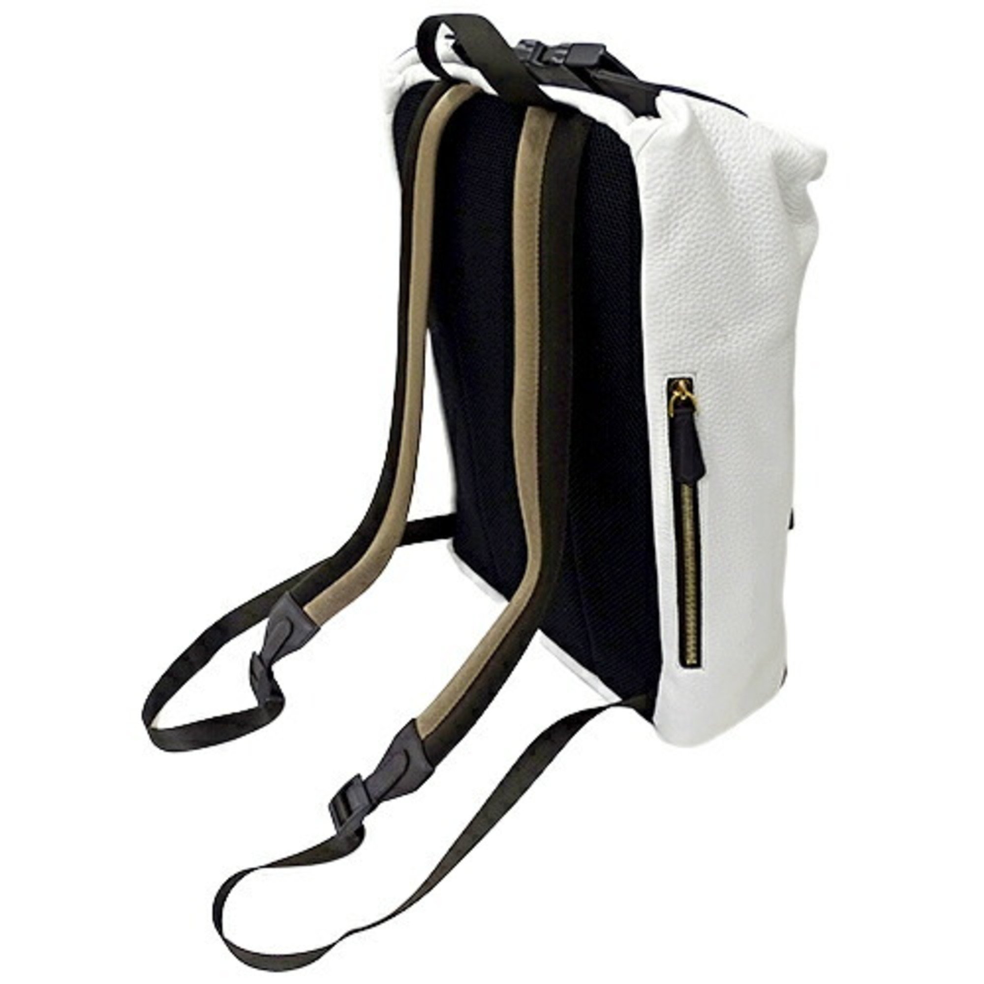Multicolour Leather Backpack with Dust Bag by Italian Luxury Fashion House