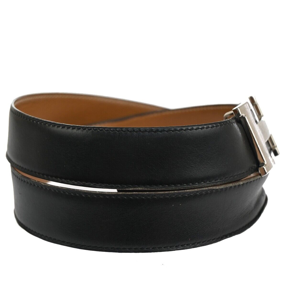 Versatile Reversible Leather Belt with Adjustable Buckle