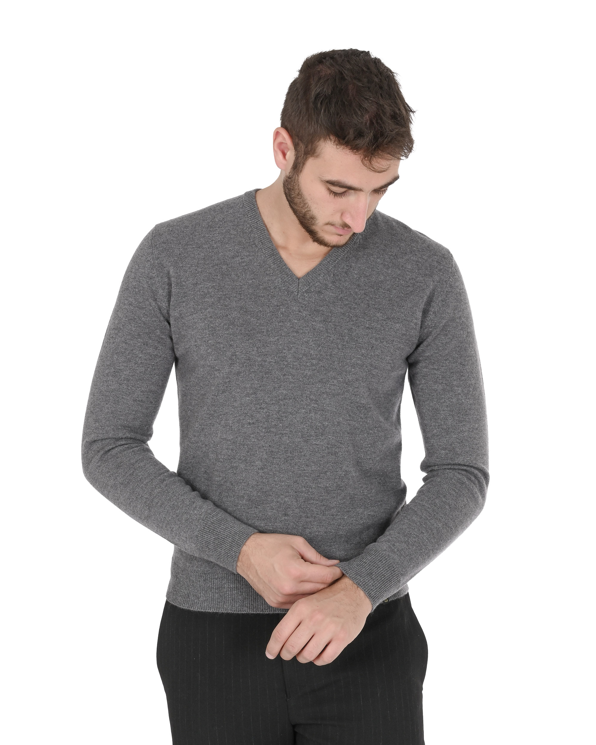Refined Cashmere V-Neck Sweater