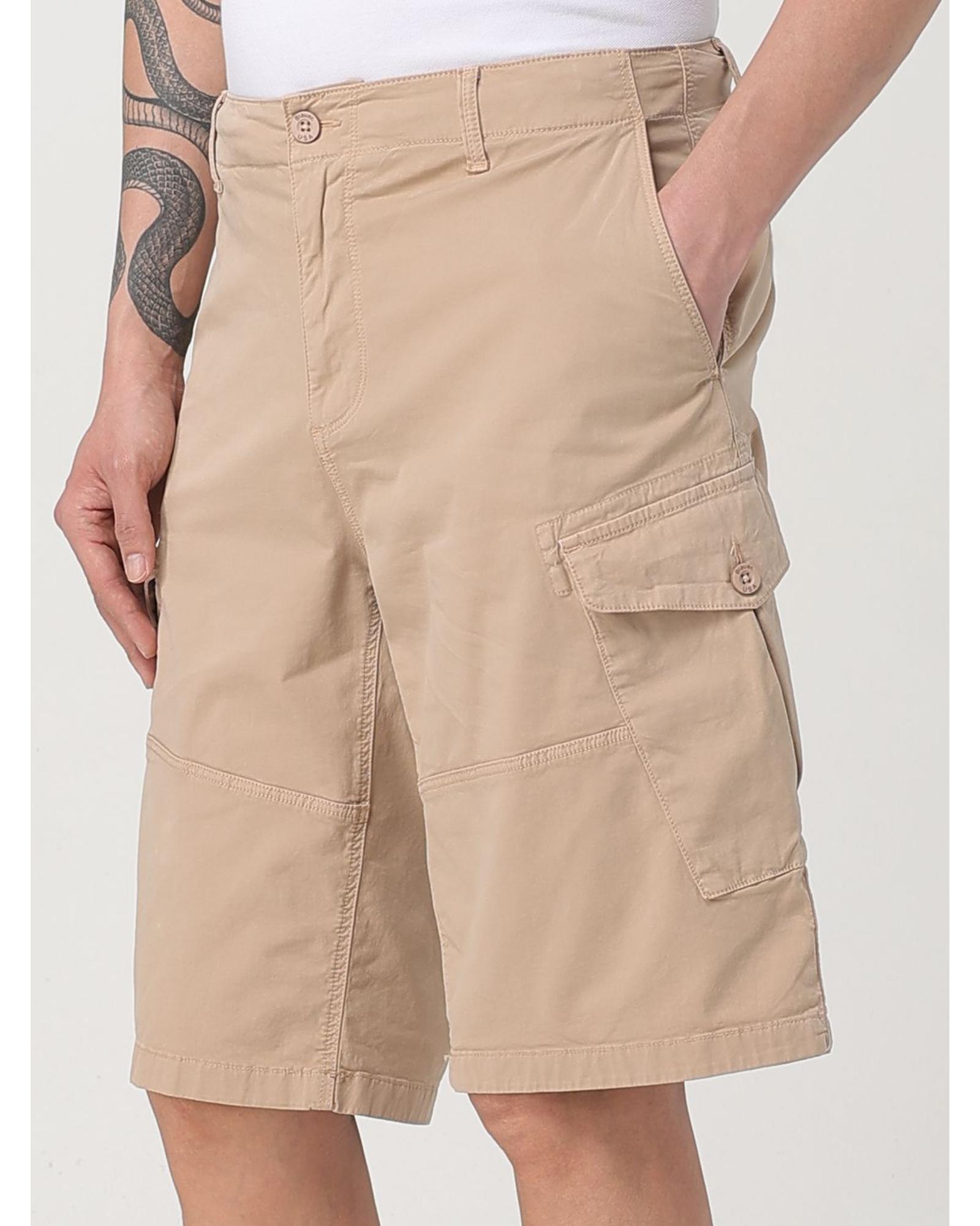 Blauer Cargo Shorts Relaxed Fit Multiple Pockets Men Beige - Picture 7 of 22