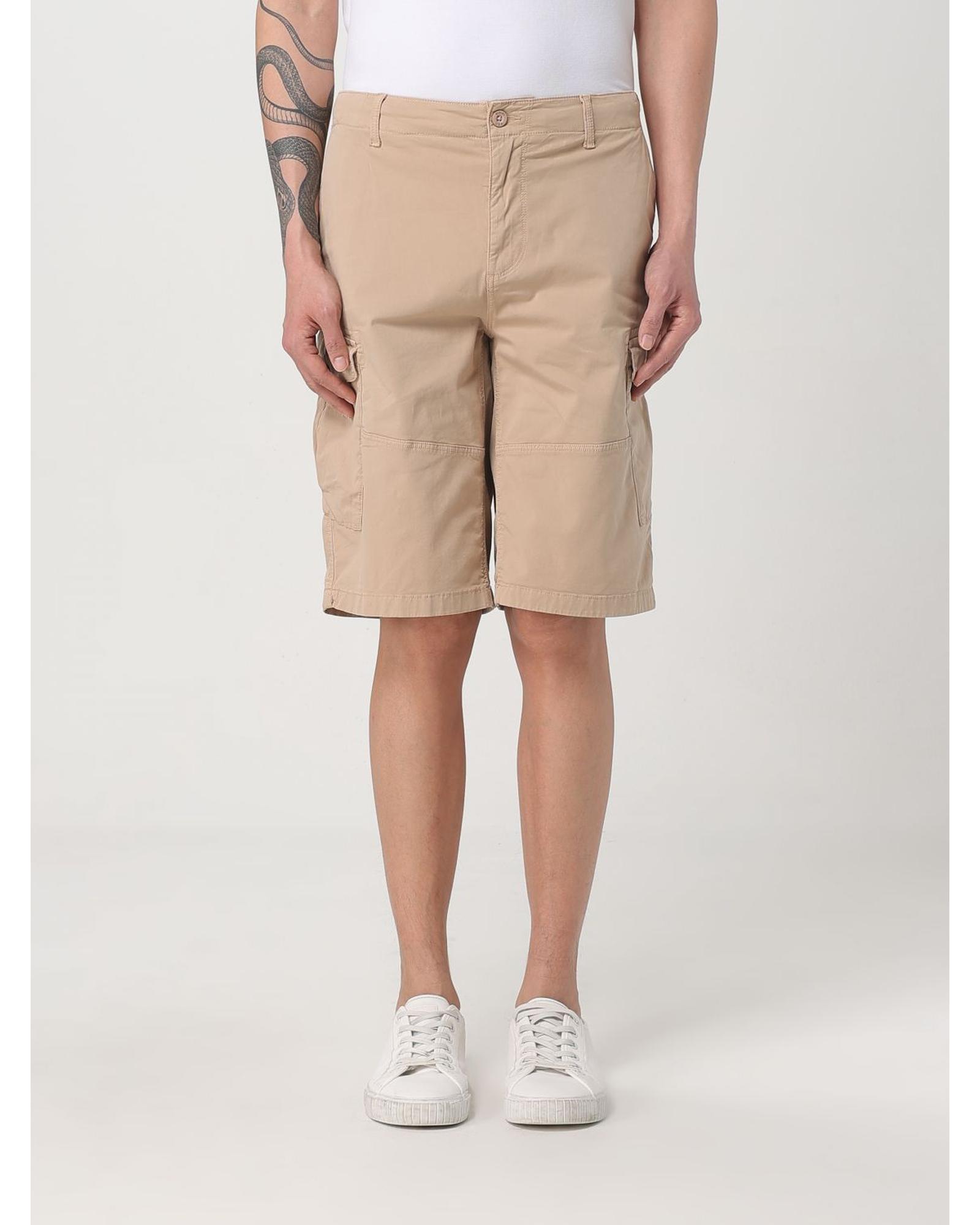Blauer Cargo Shorts Relaxed Fit Multiple Pockets Men Beige - Picture 17 of 22