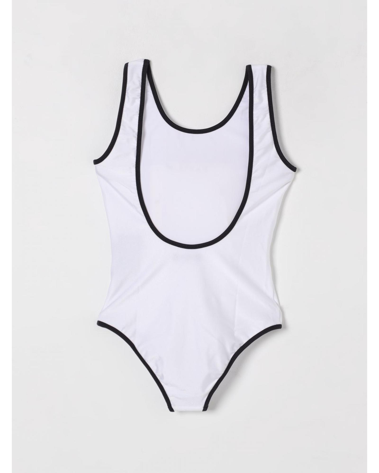 Balmain Swimsuit OnePiece Kids White Swimwear - Picture 4 of 6