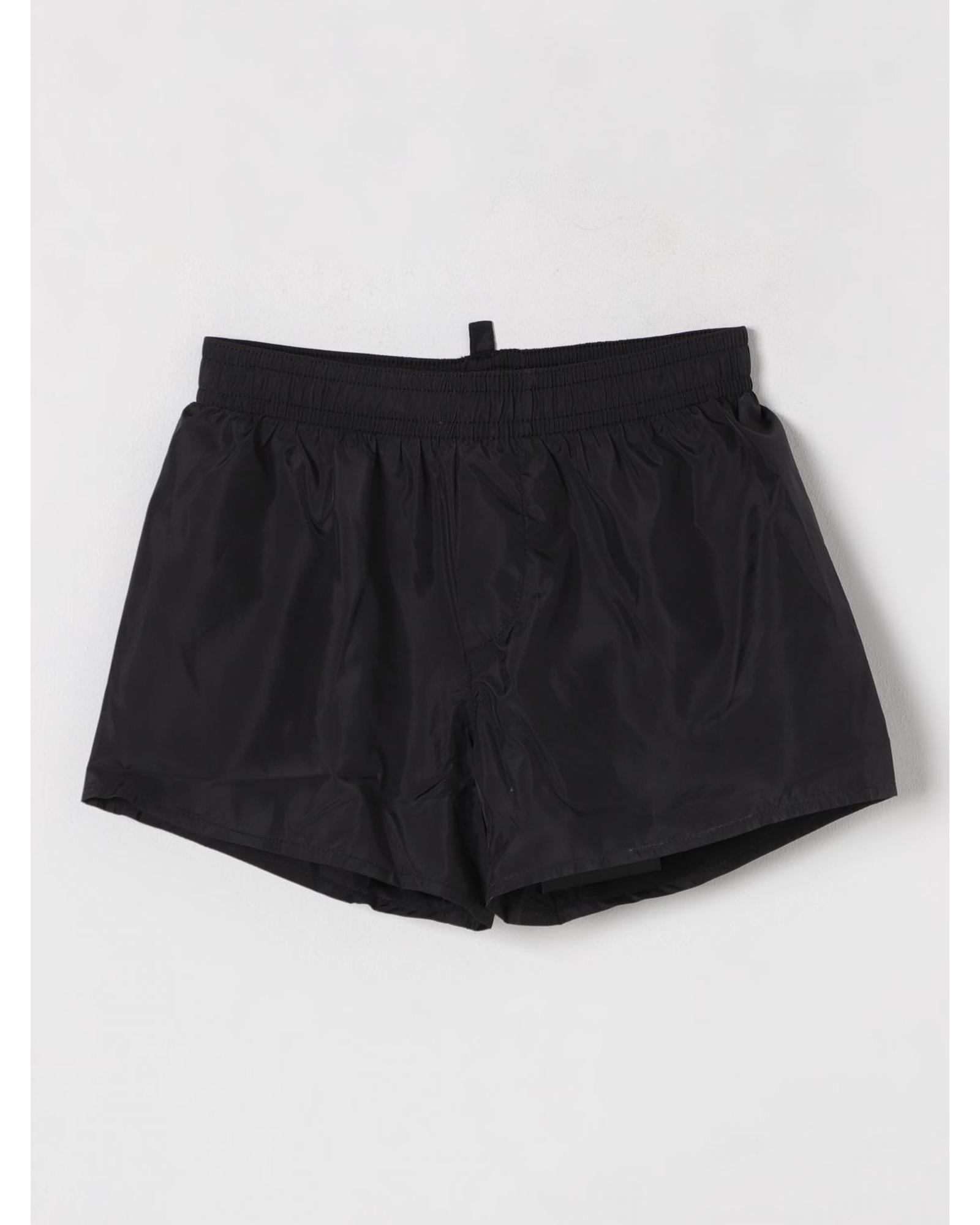 Dsquared2 Swim Shorts QuickDrying Fabric Kids Black Swimwear - Picture 7 of 8