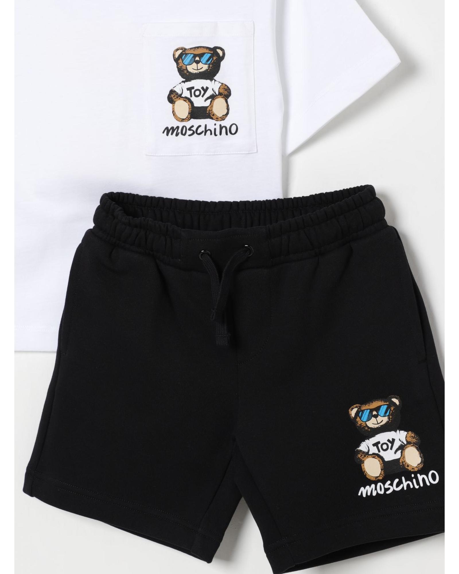 Moschino Teddy Bear TShirt Shorts Set Kids White Clothing - Picture 12 of 12