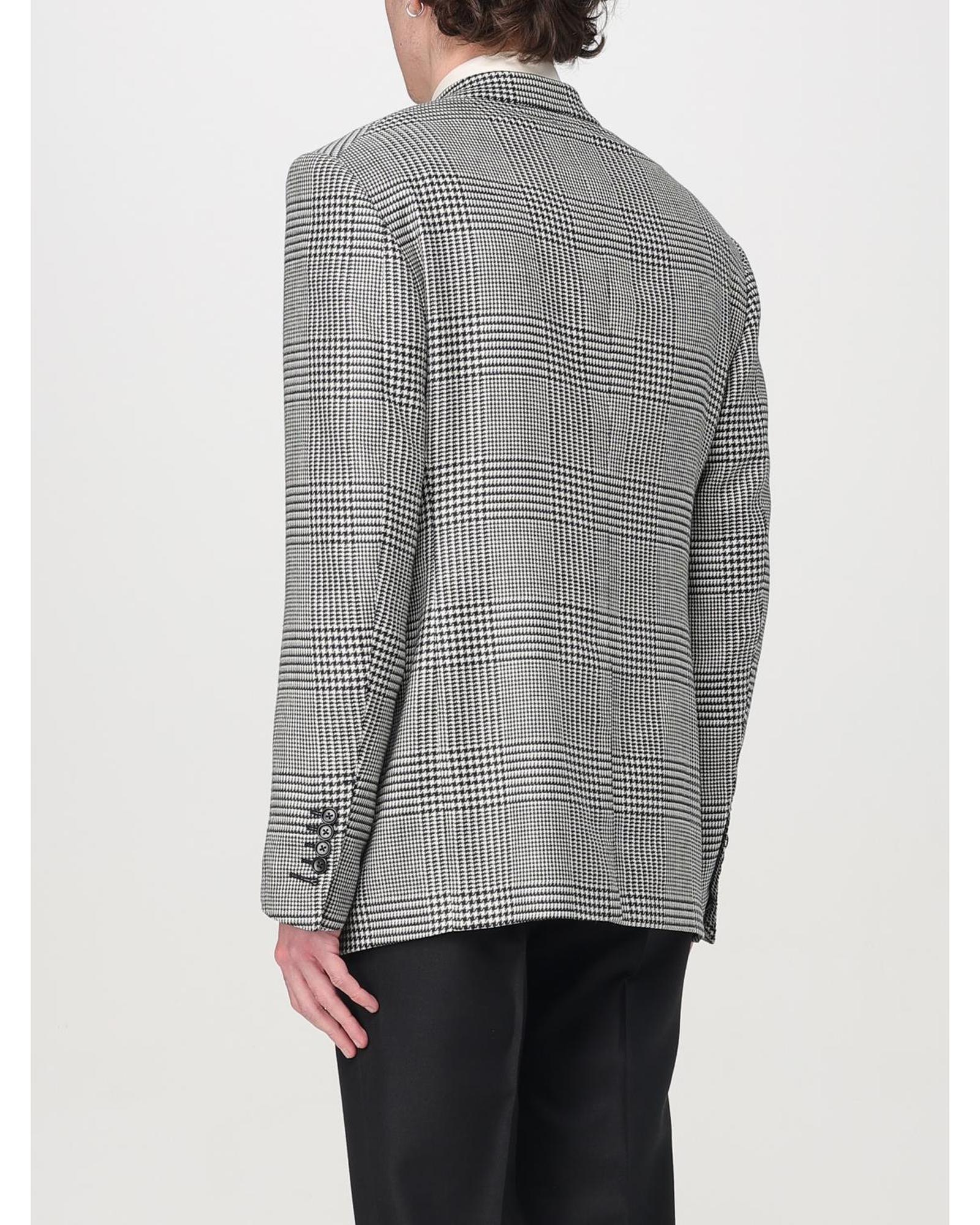 Tom Ford Prince of Wales Check Blazer Men Black - Picture 9 of 12