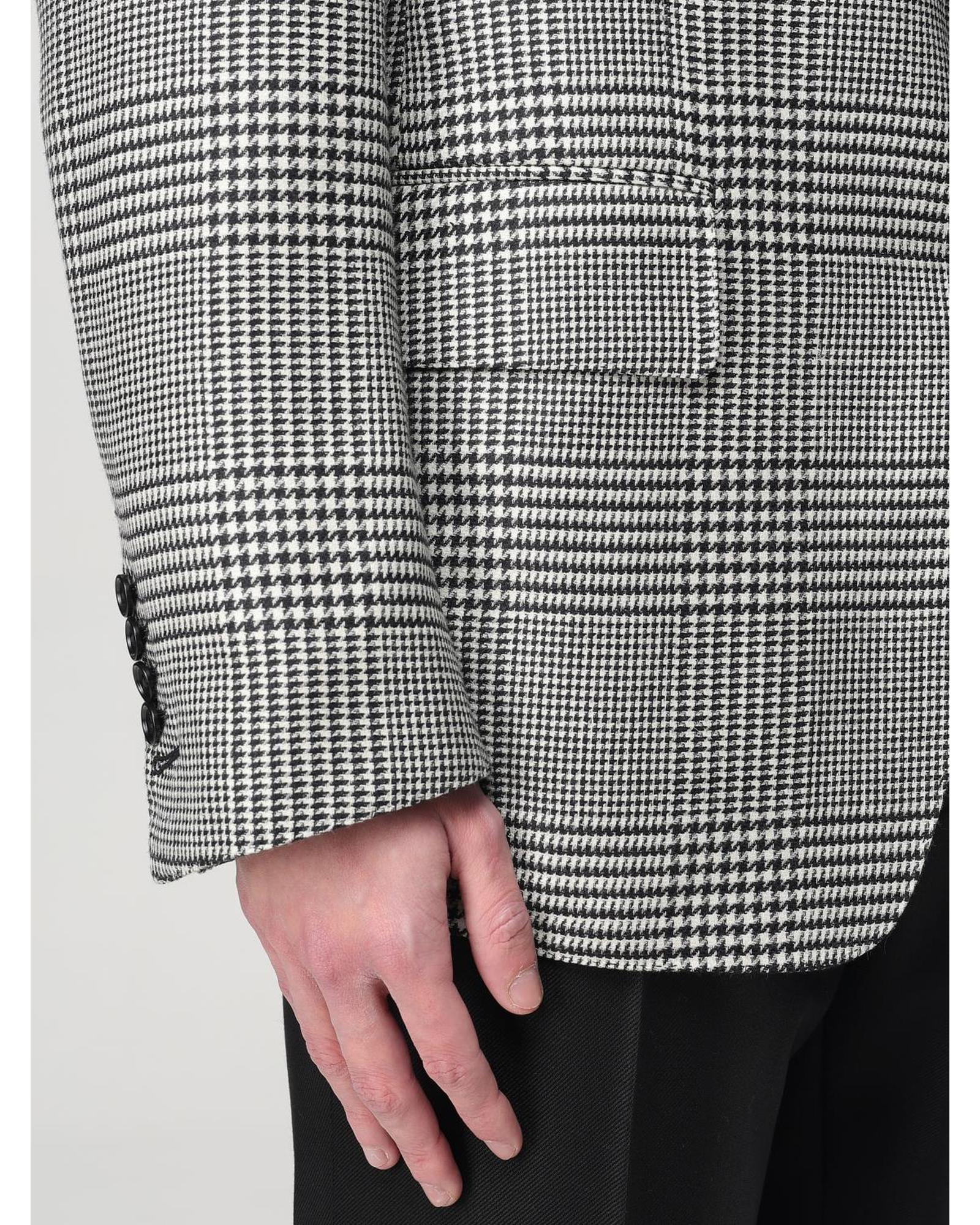 Tom Ford Prince of Wales Check Blazer Men Black - Picture 11 of 12
