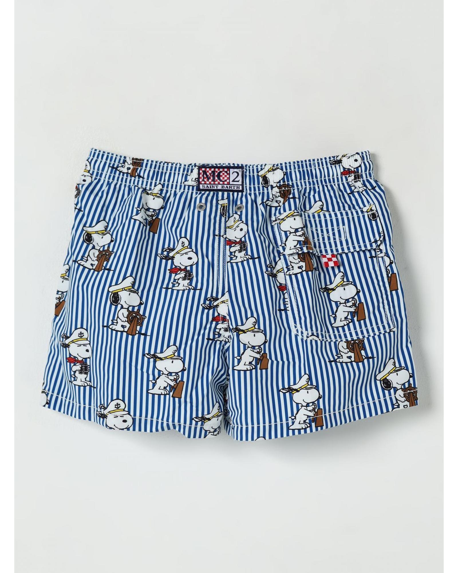 Mc2 Saint Barth Snoopy Sailor Swim Trunks Kids Fa02 Swimwear - Picture 6 of 6
