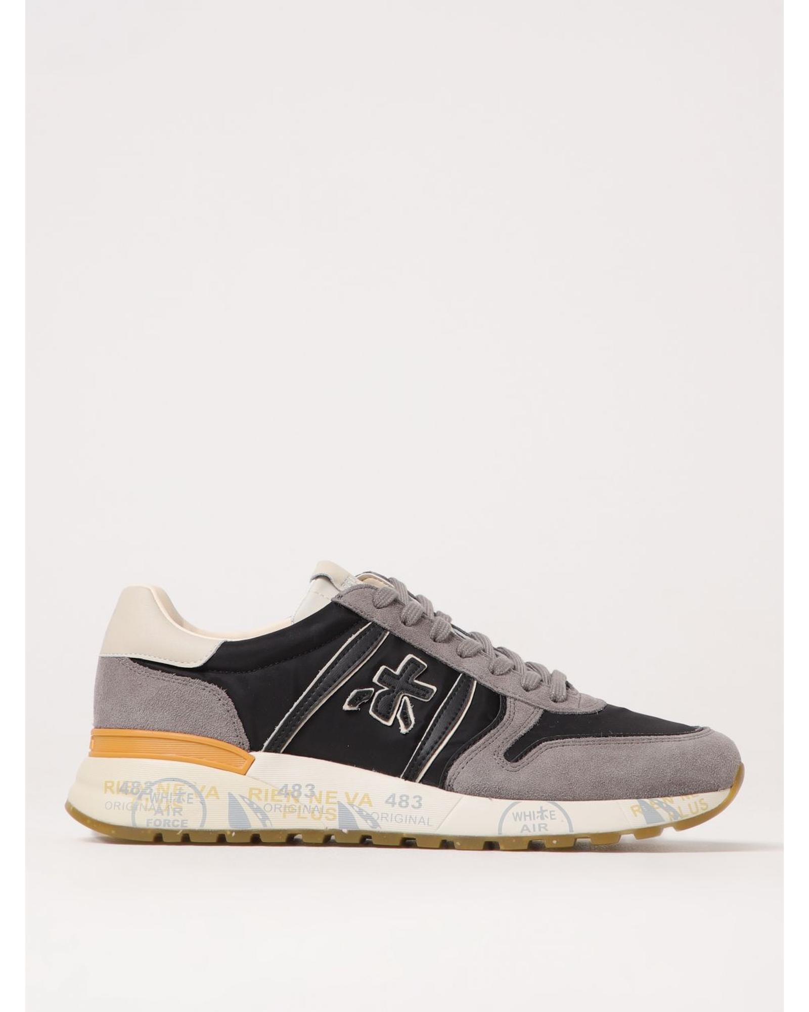 Premiata LANDER 7207G68989242 Casual Sneakers Men Black - Foto 8 di 16