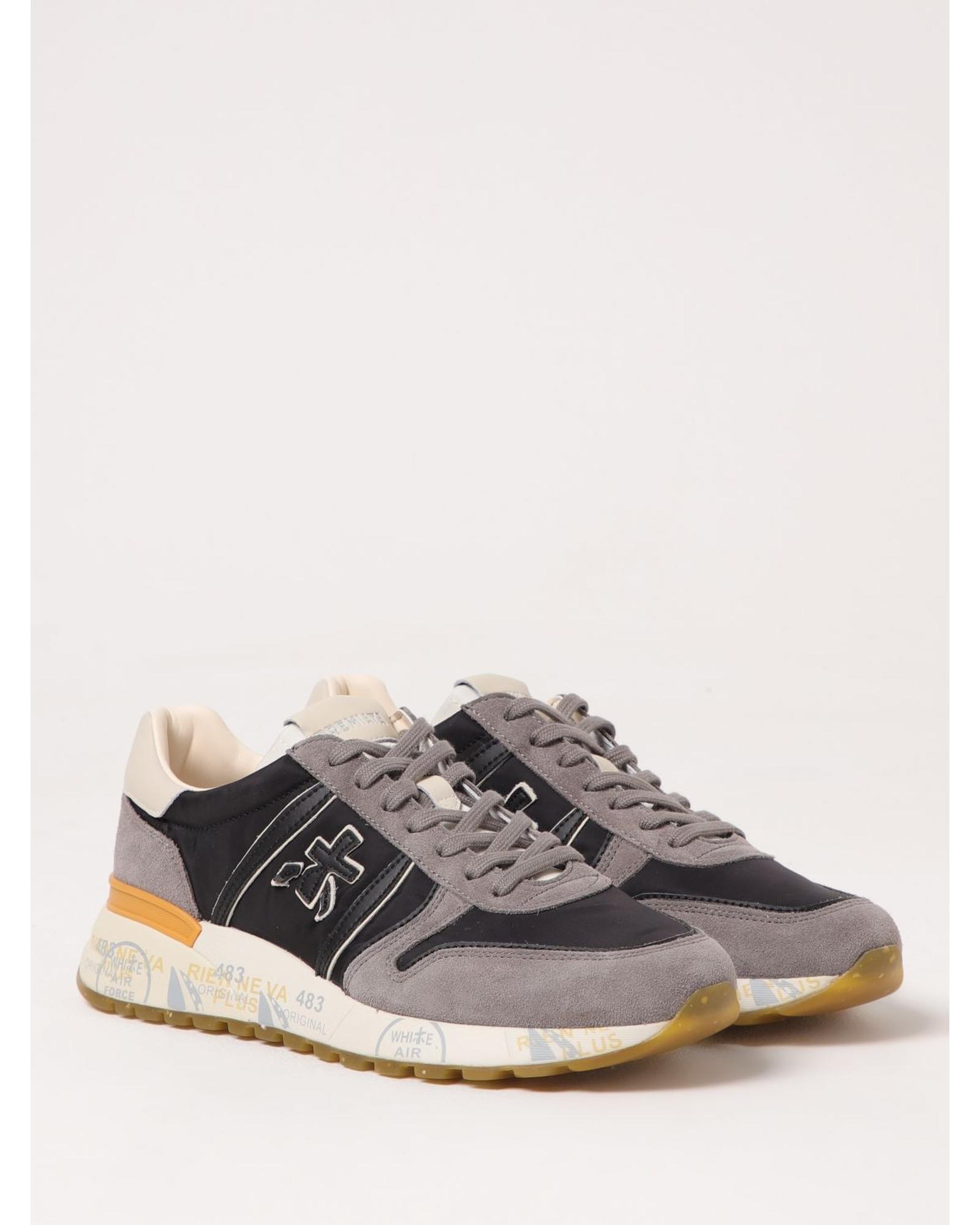 Premiata LANDER 7207G68989242 Casual Sneakers Men Black - Foto 15 di 16