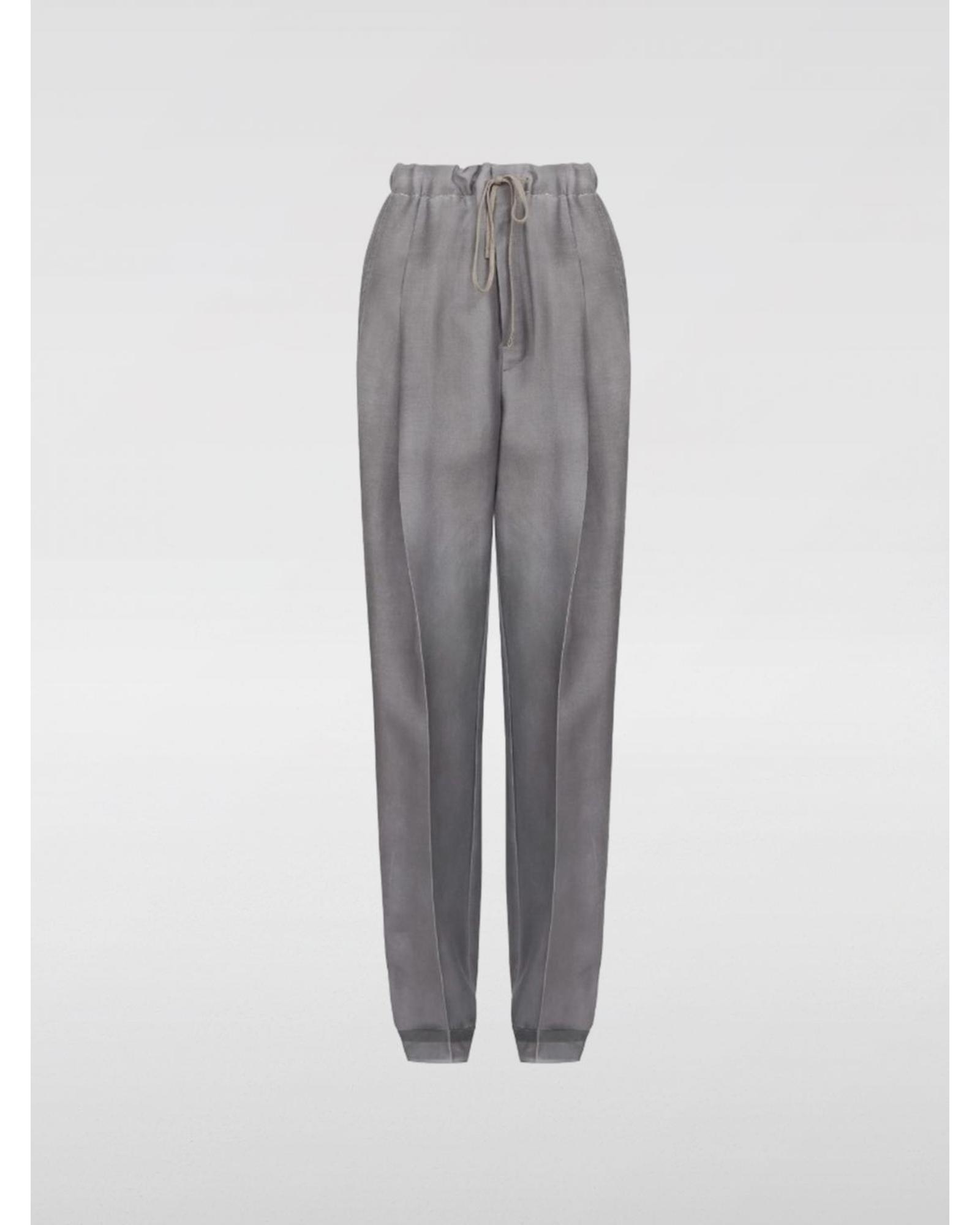 Maison Margiela Wide Leg Cupro Trousers Women Grey Pants - Bild 9 von 9