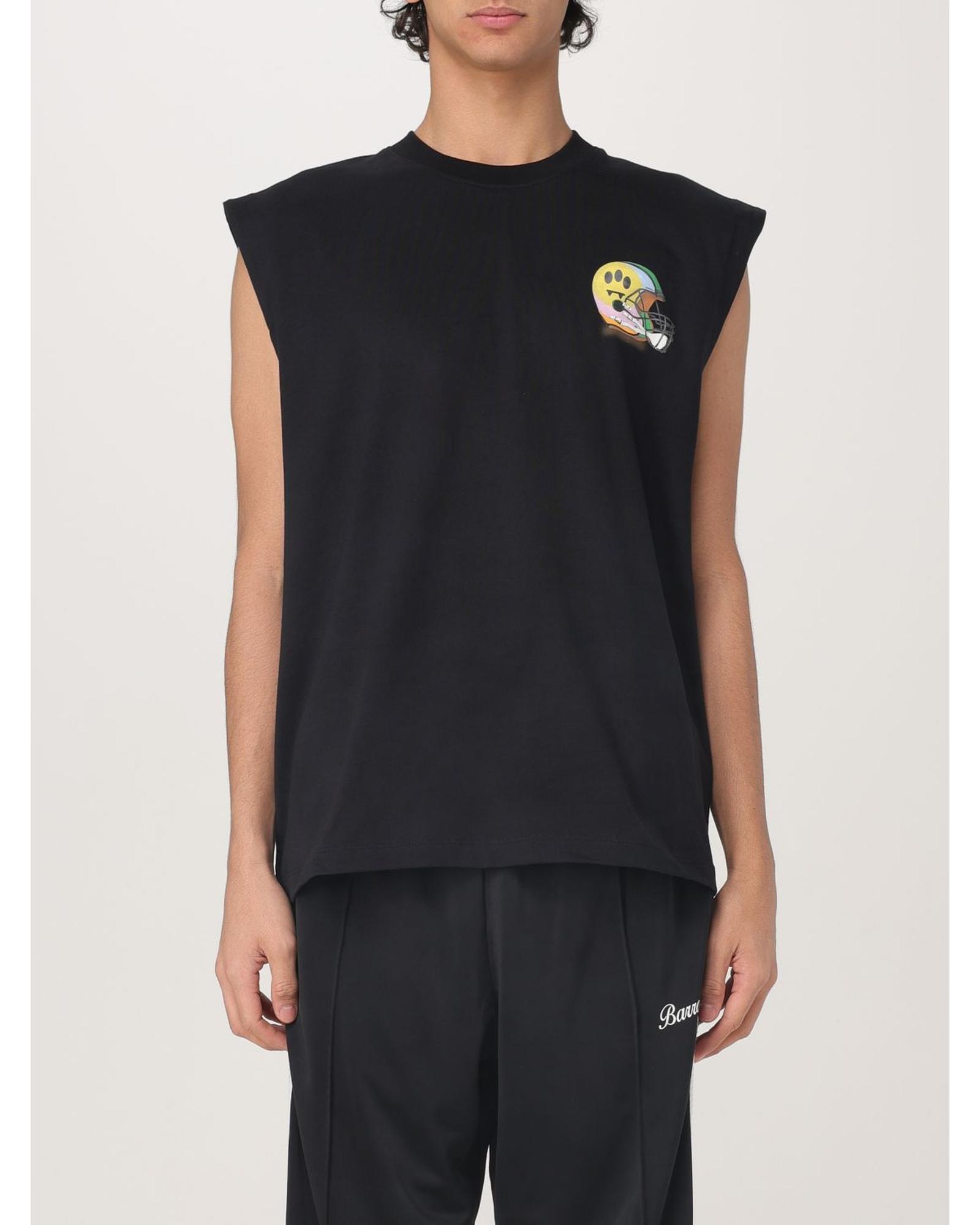 Barrow Sleeveless Graphic Tee Men Black T-Shirts - Foto 5 di 10