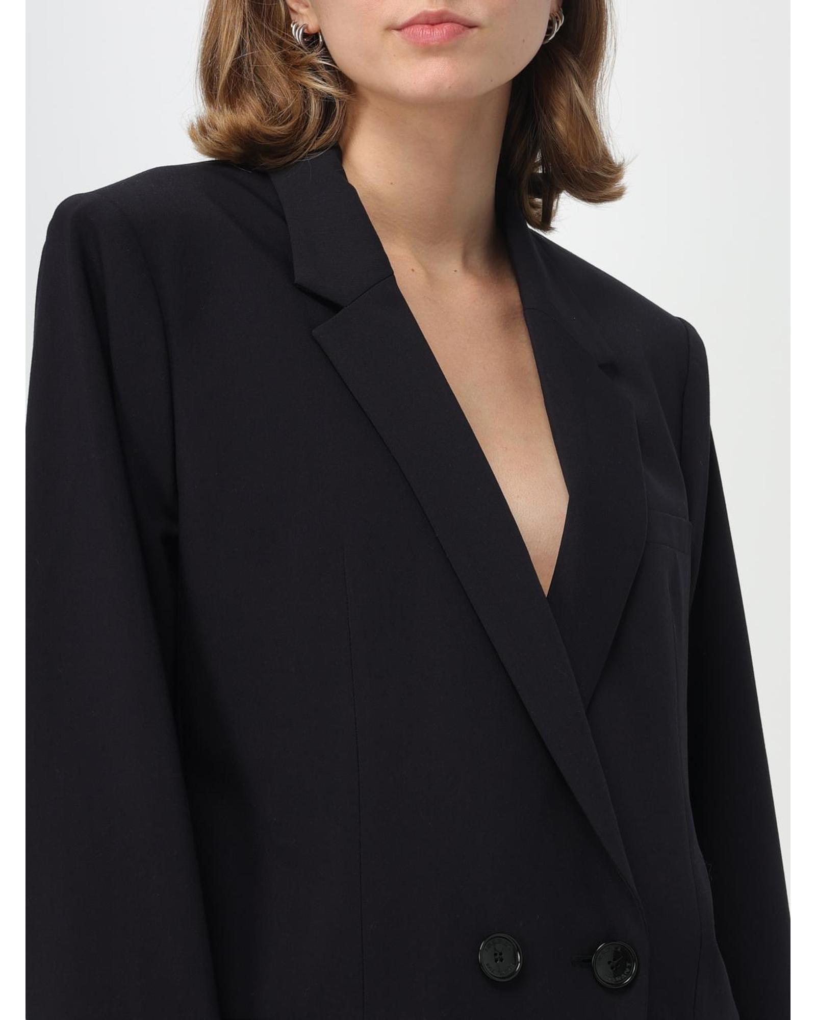 Isabel Marant Double Breasted Blazer Relaxed Fit Women Black Suits - Picture 9 of 10