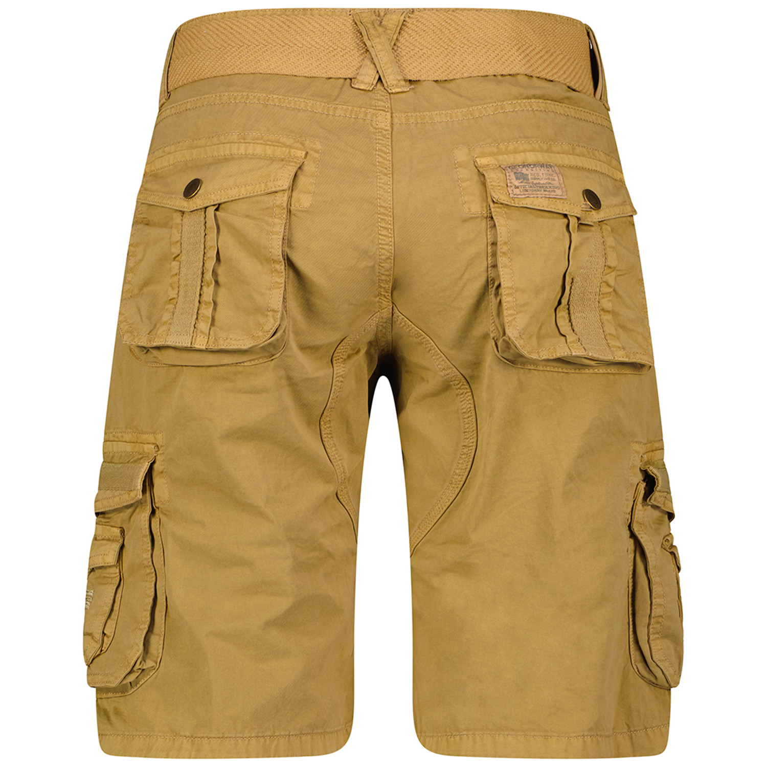 Logo-Embellished Multiple Pocket Cotton Shorts