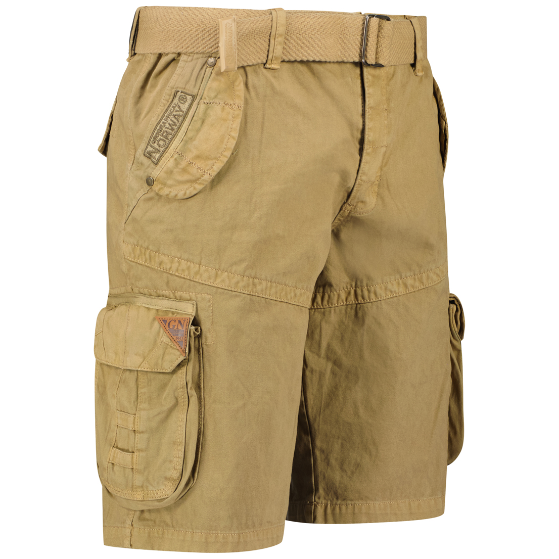 Cotton Shorts with Multiple Pockets