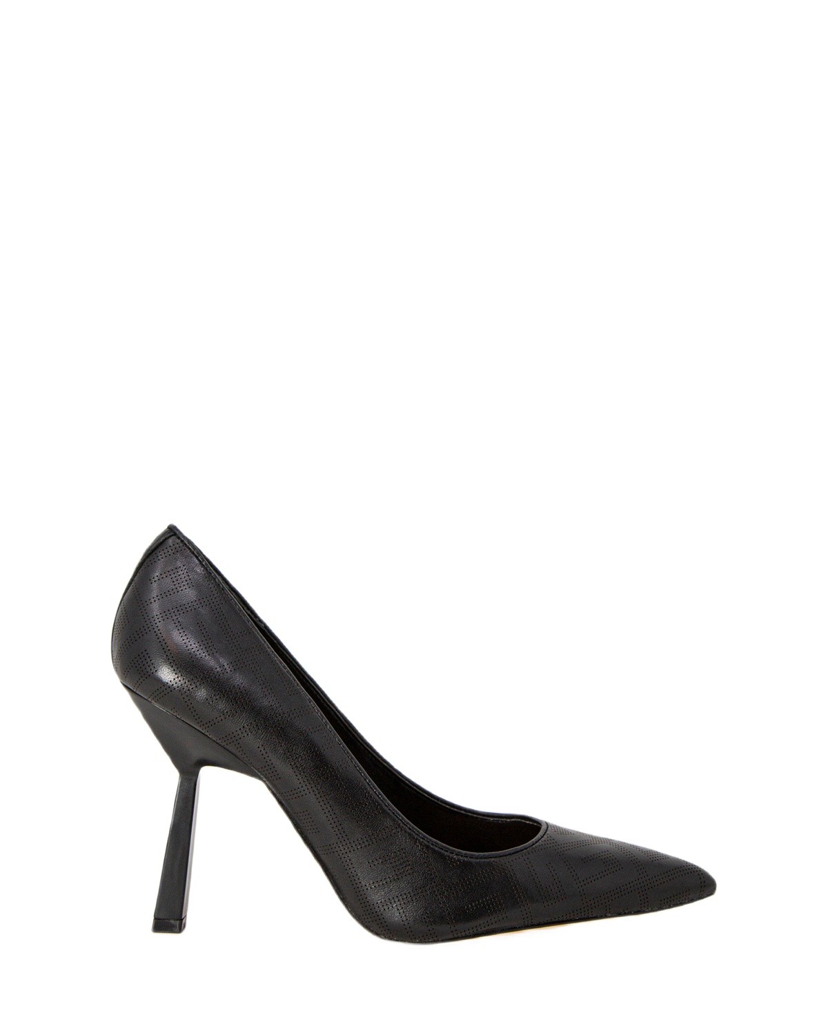 Leather Stiletto Pumps with Pointed Toe