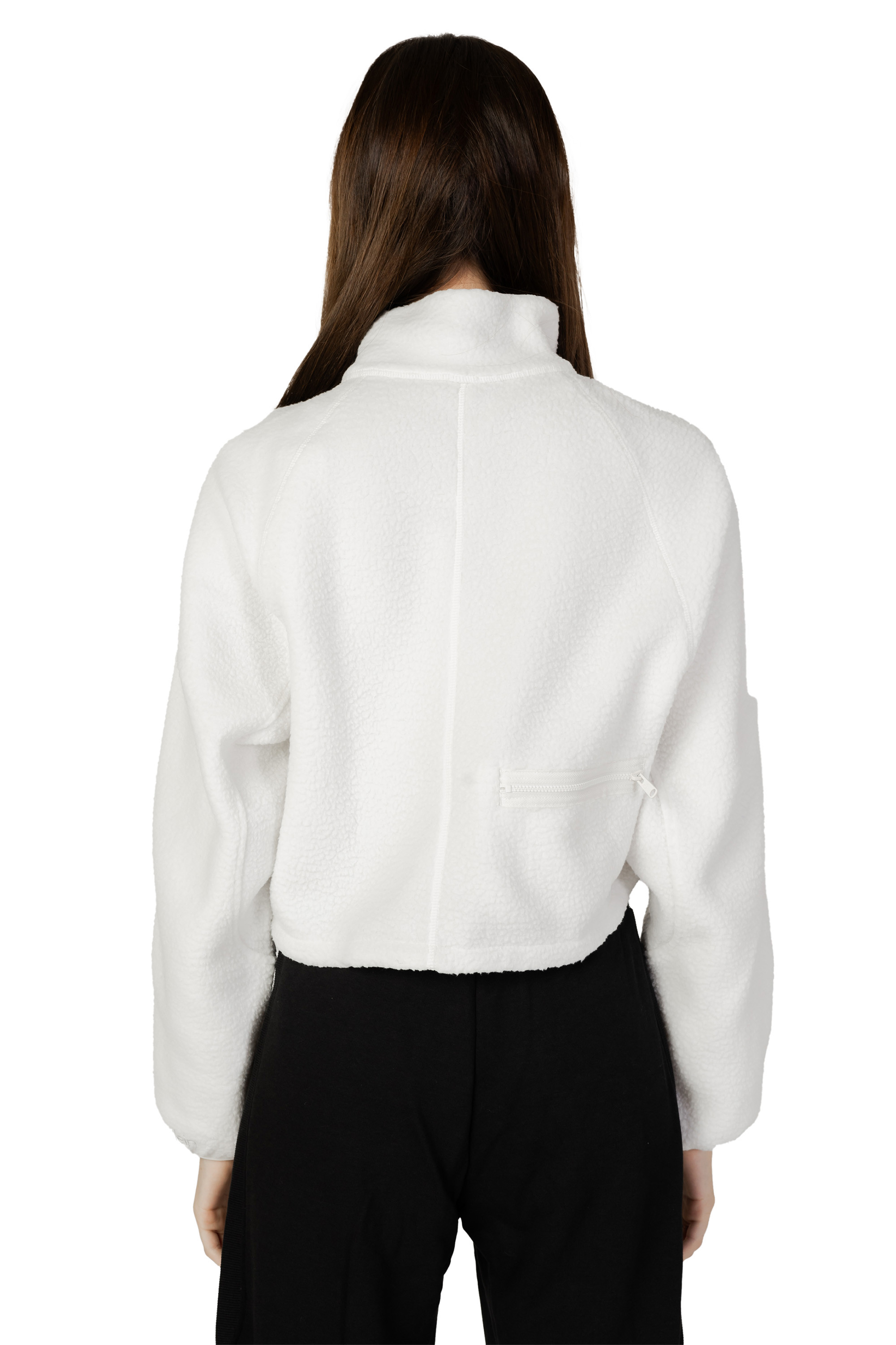 Zip-Up Sweatshirt with Turtleneck and Long Sleeves