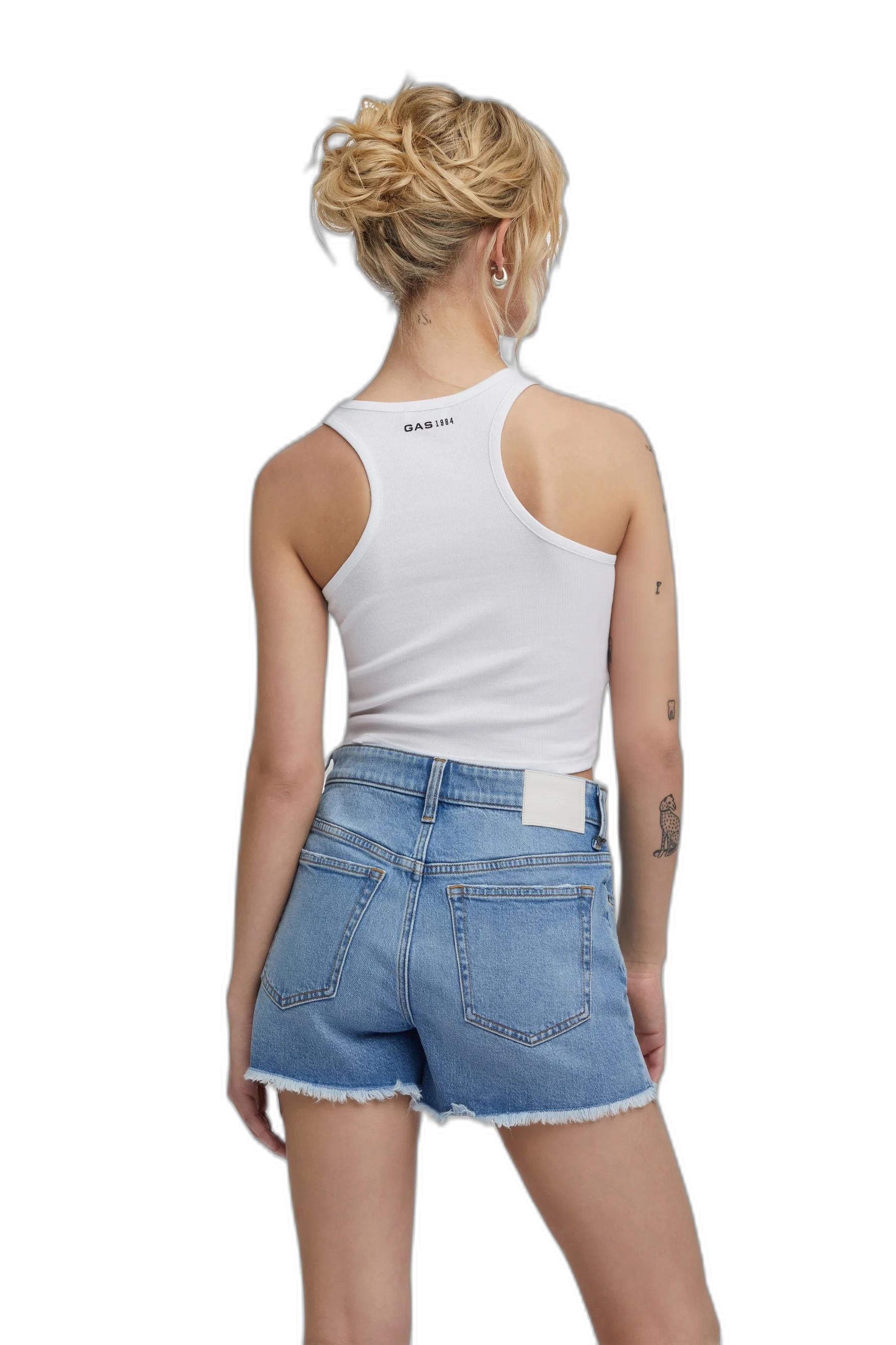 Cotton Shorts with Front and Back Pockets