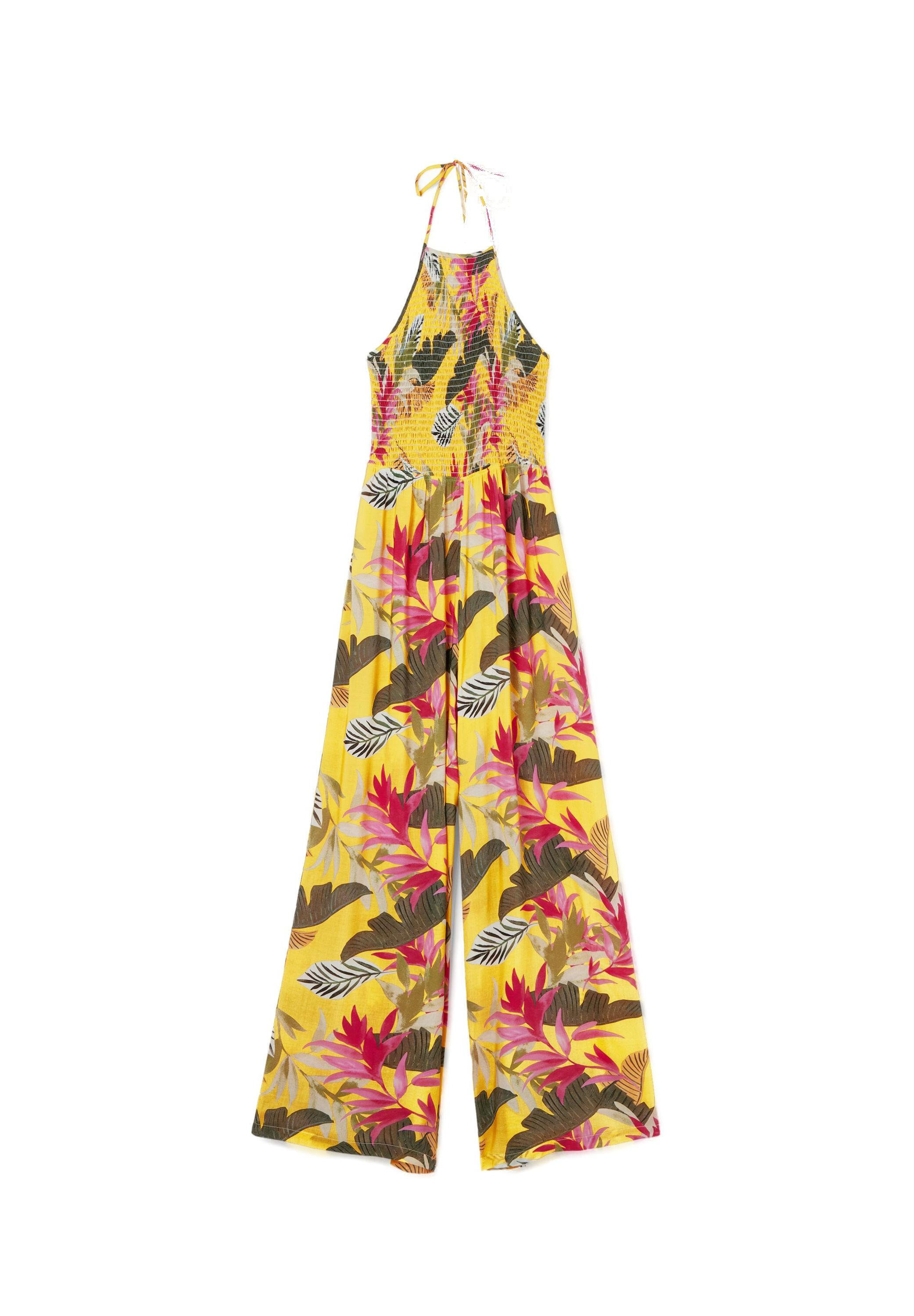Printed Strappy Jumpsuit
