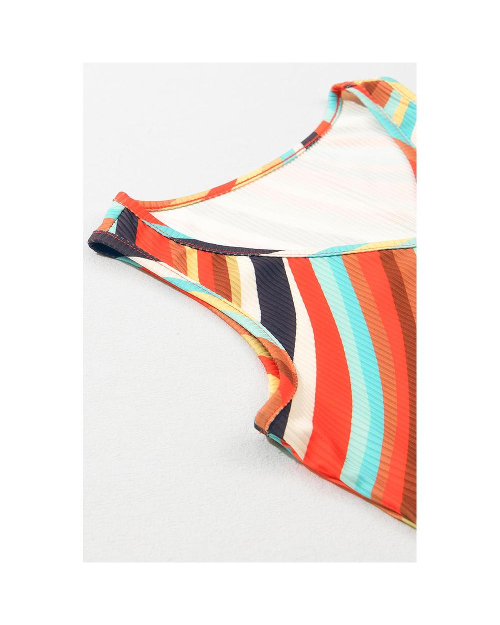 Azura Exchange Striped Button Tank Top Women Multicolour - Picture 16 of 37