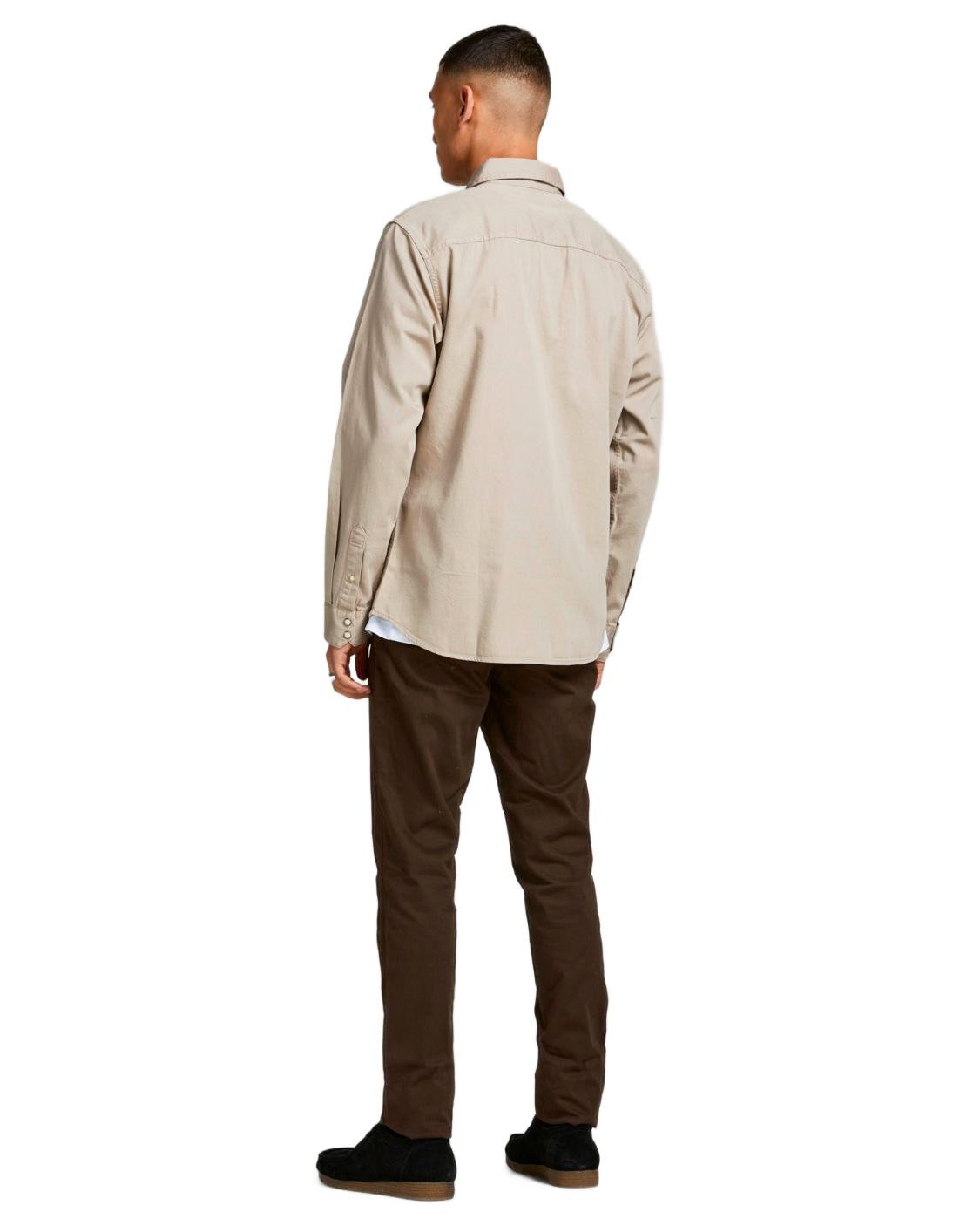 Beige Mens Shirt